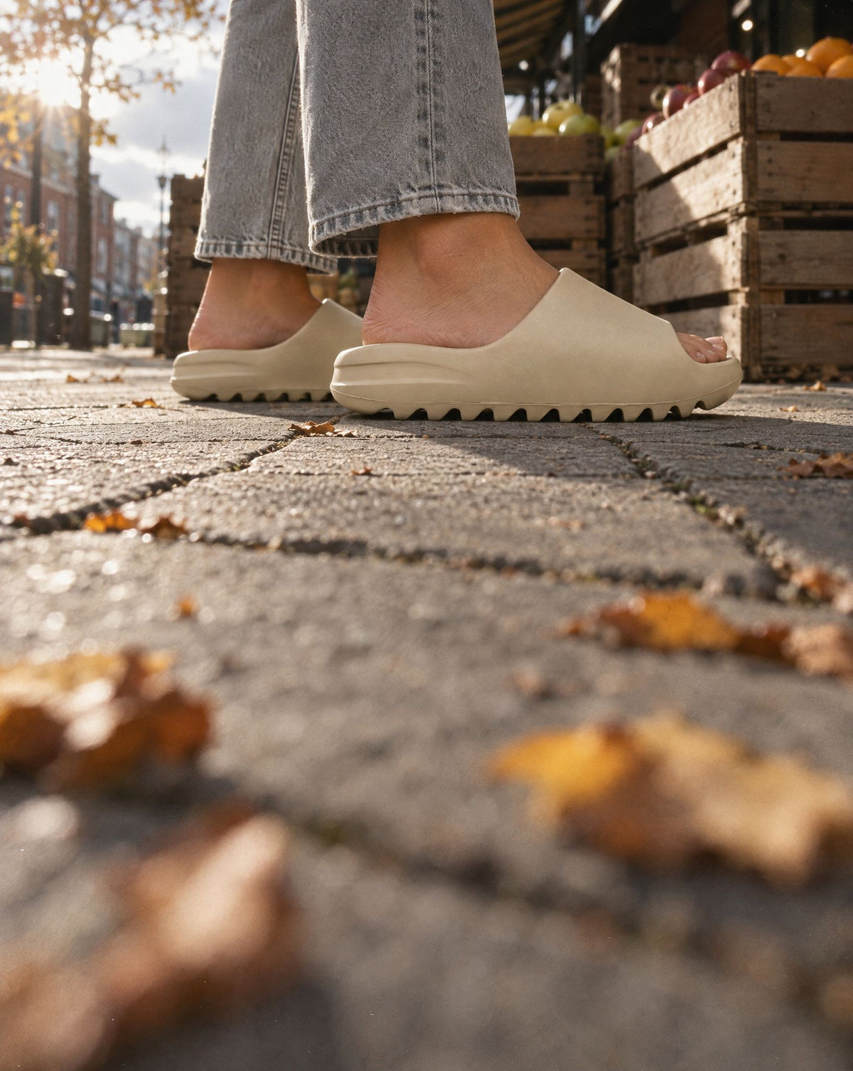 adidas Yeezy Slide Pure - on-foot