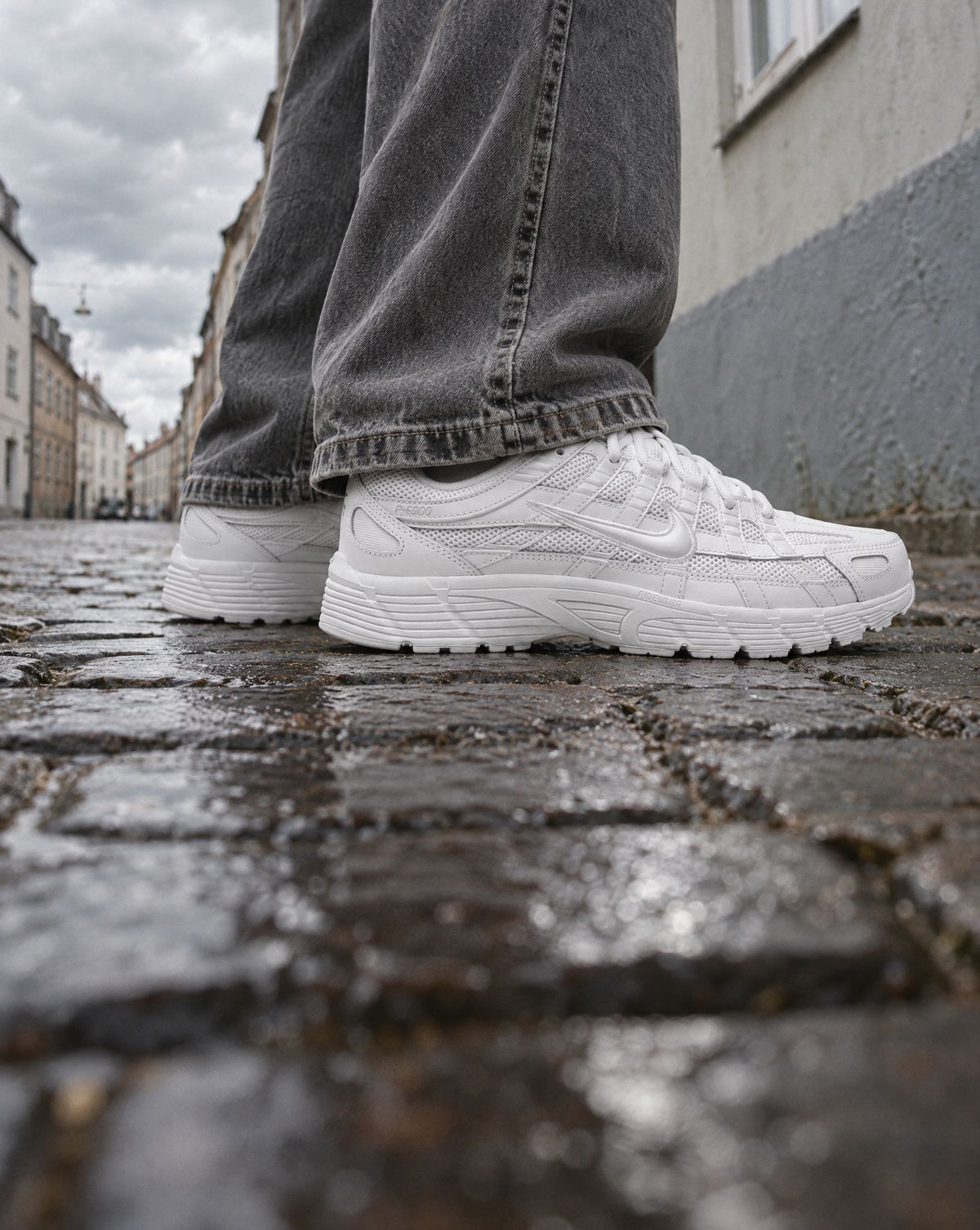 Nike P-6000 Triple White - on-foot