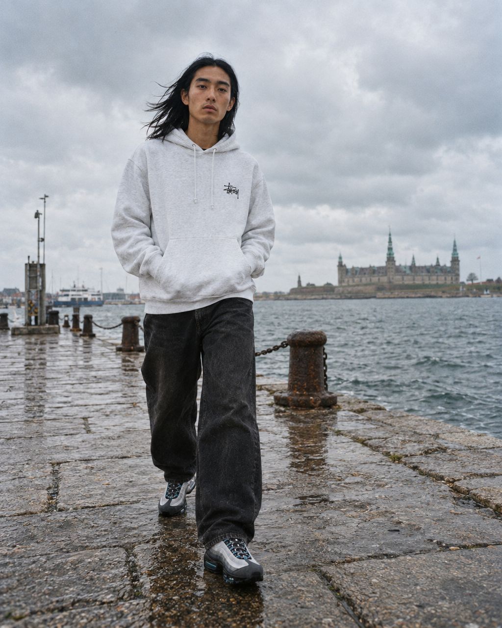 Nike Air Max 95 Baltic Blue - streetstyle i København