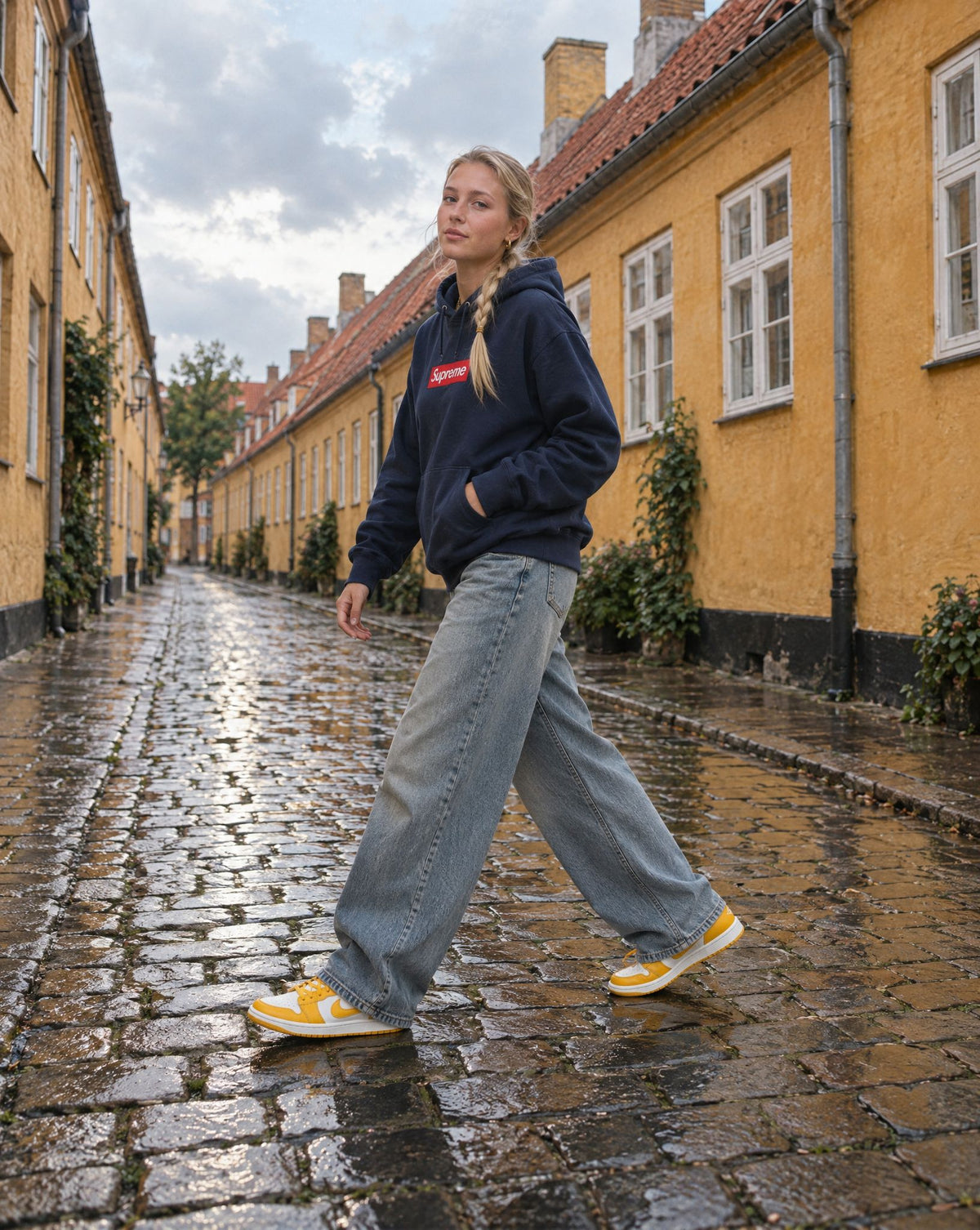 Jordan 1 Low Pollen - streetstyle i København