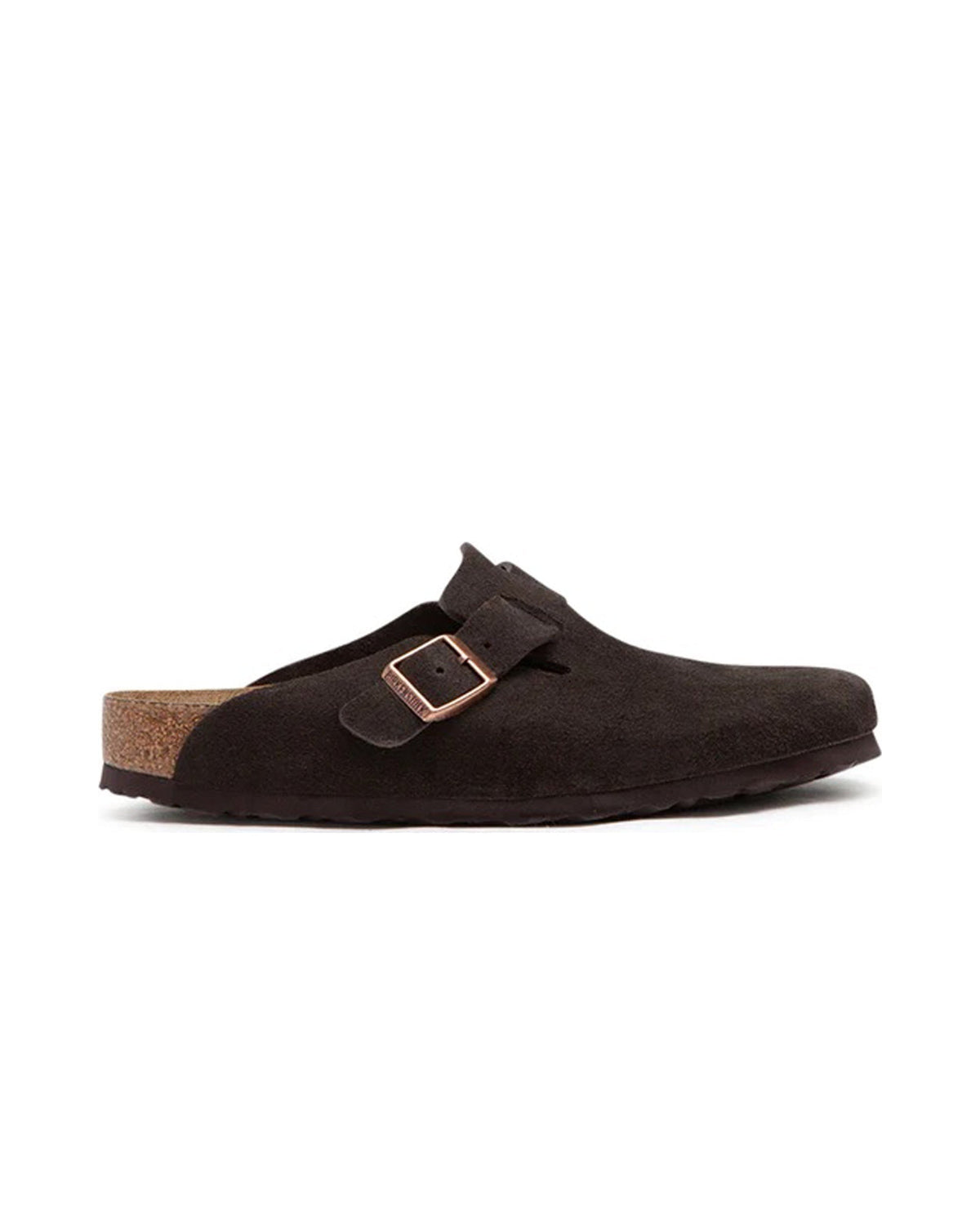 Birkenstock Boston Soft Footbed Suede Mocha