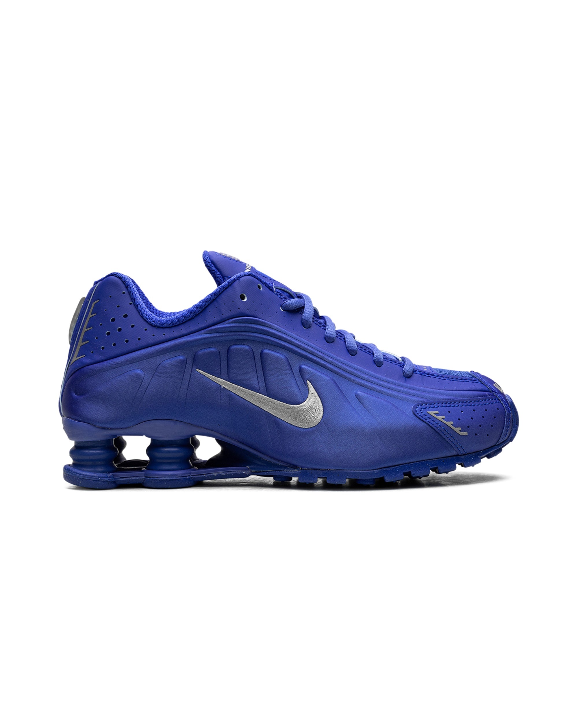 Nike Shox R4 Racer Blue Metallic Silver Women's