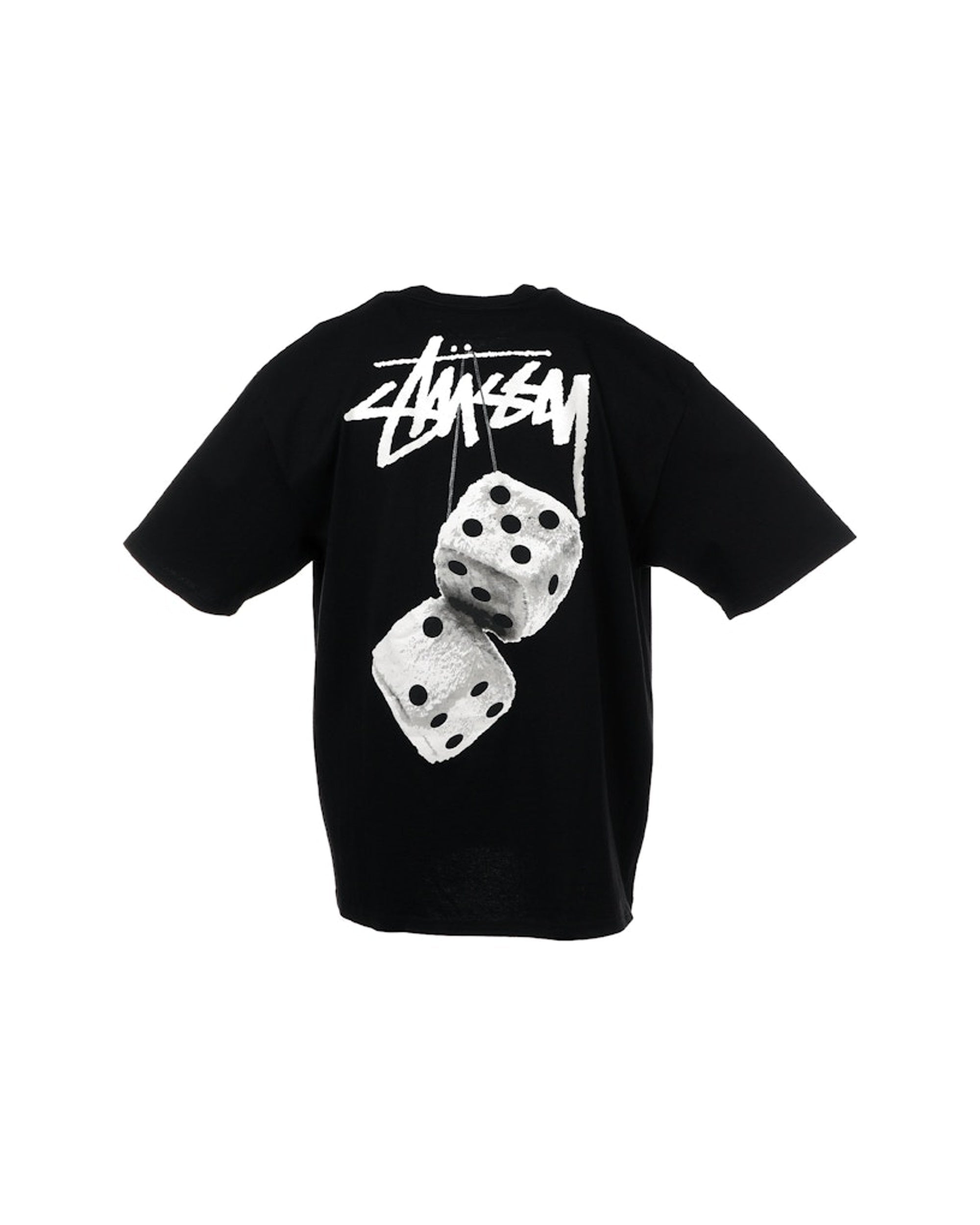 Stussy Fuzzy Dice Tee Black