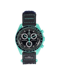 Swatch x Omega Bioceramic Moonswatch Mission On Earth Polar Lights SO33L103