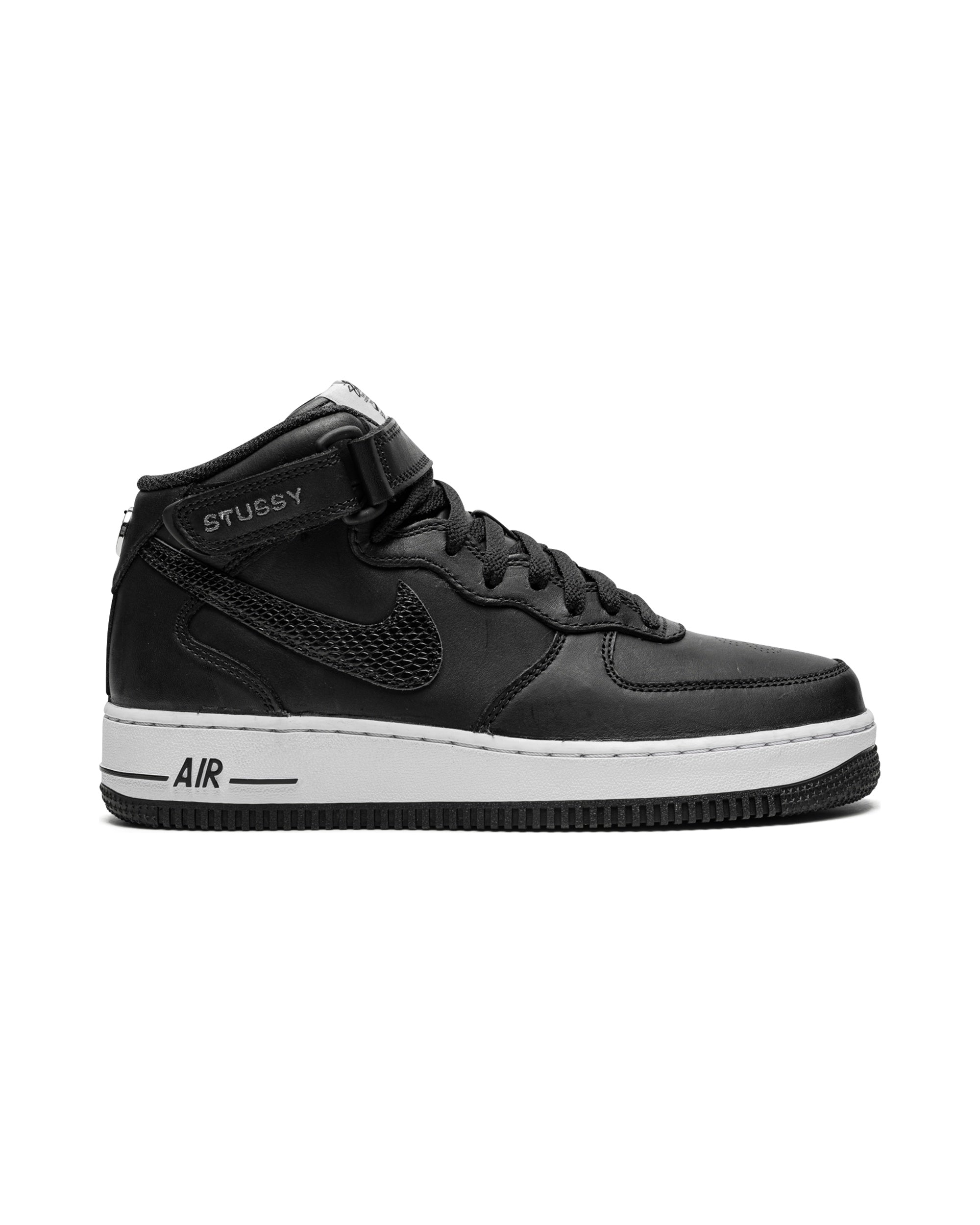 Nike Air Force 1 Mid Stussy Black White