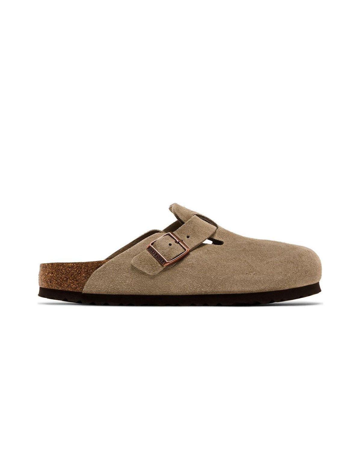 Birkenstock Boston Soft Footbed Suede Taupe
