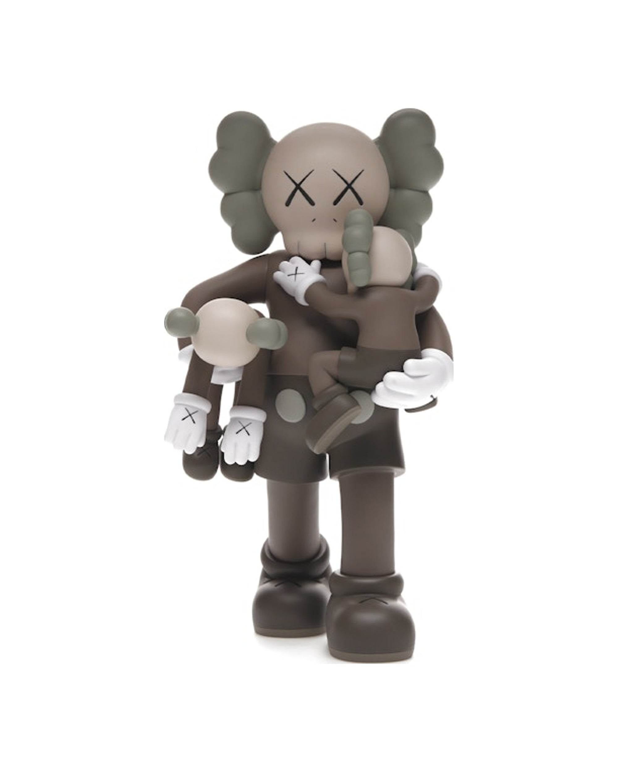 KAWS Clean Slate Vinyl Figure Brown – STREET BILL