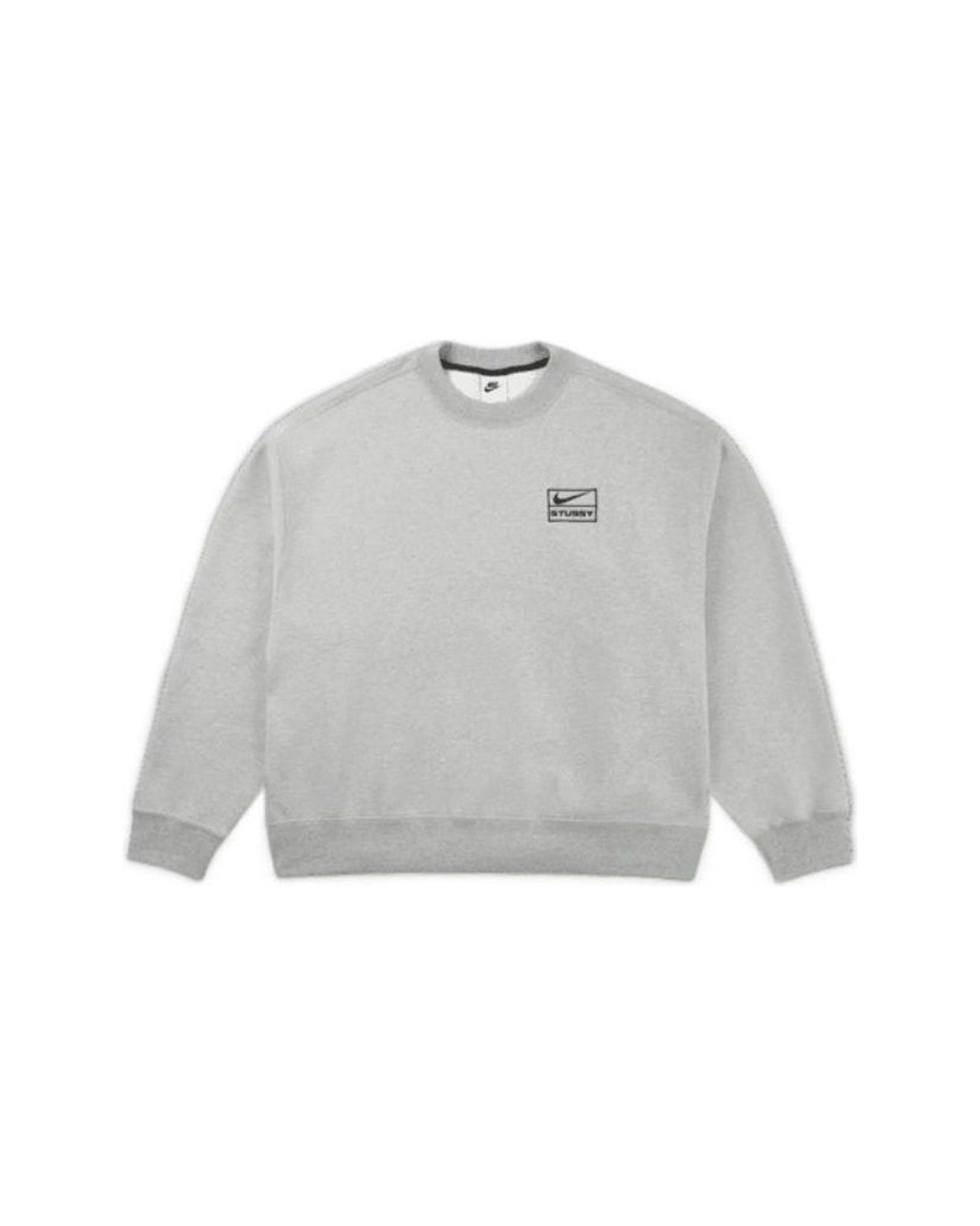 Nike x Stussy Crew Fleece Grey
