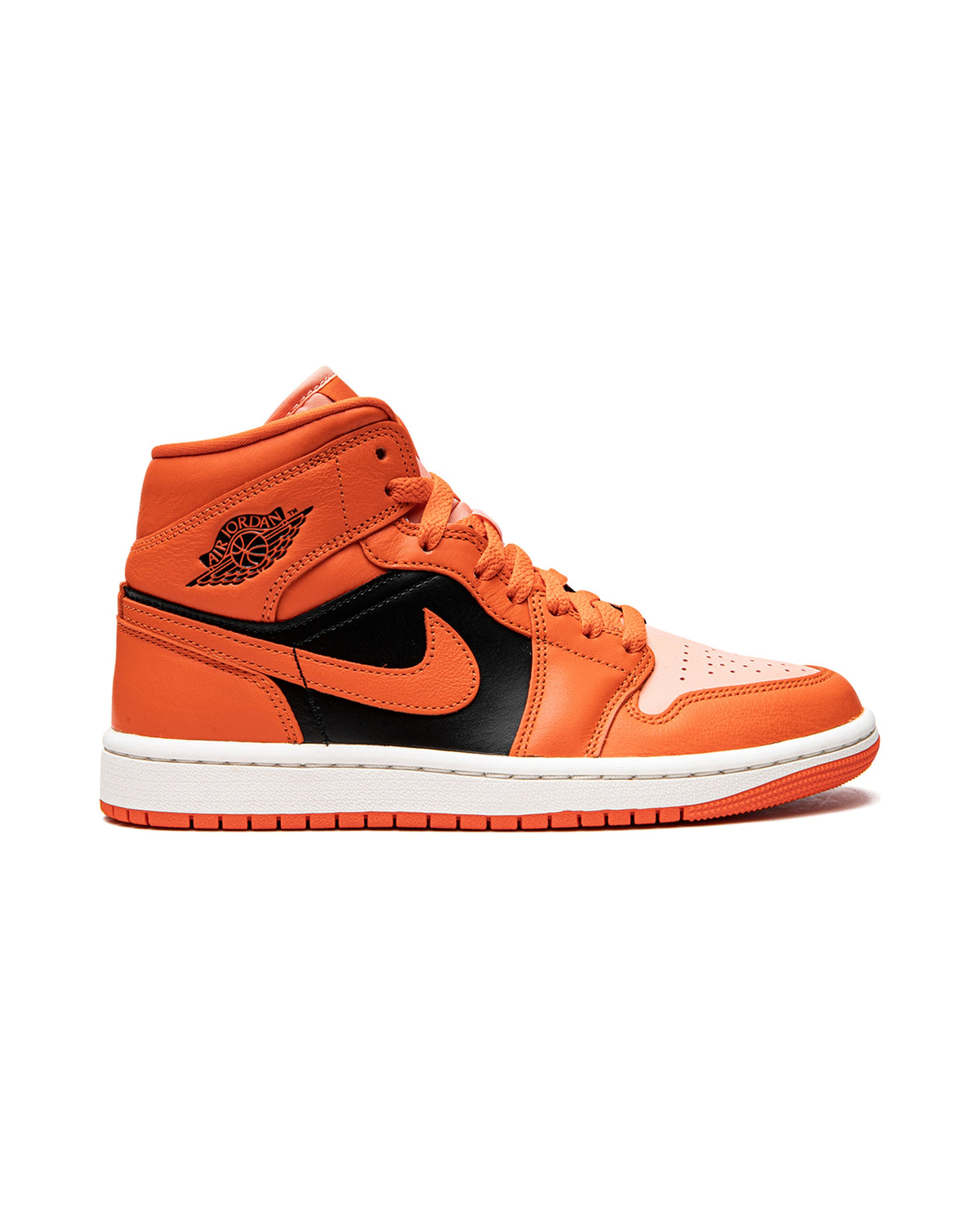 Jordan 1 Mid SE Rush Orange Crimson Bliss (Women's)