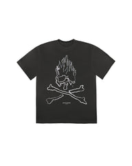 Travis Scott Cactus Jack For Mastermind Skull T-shirt Black