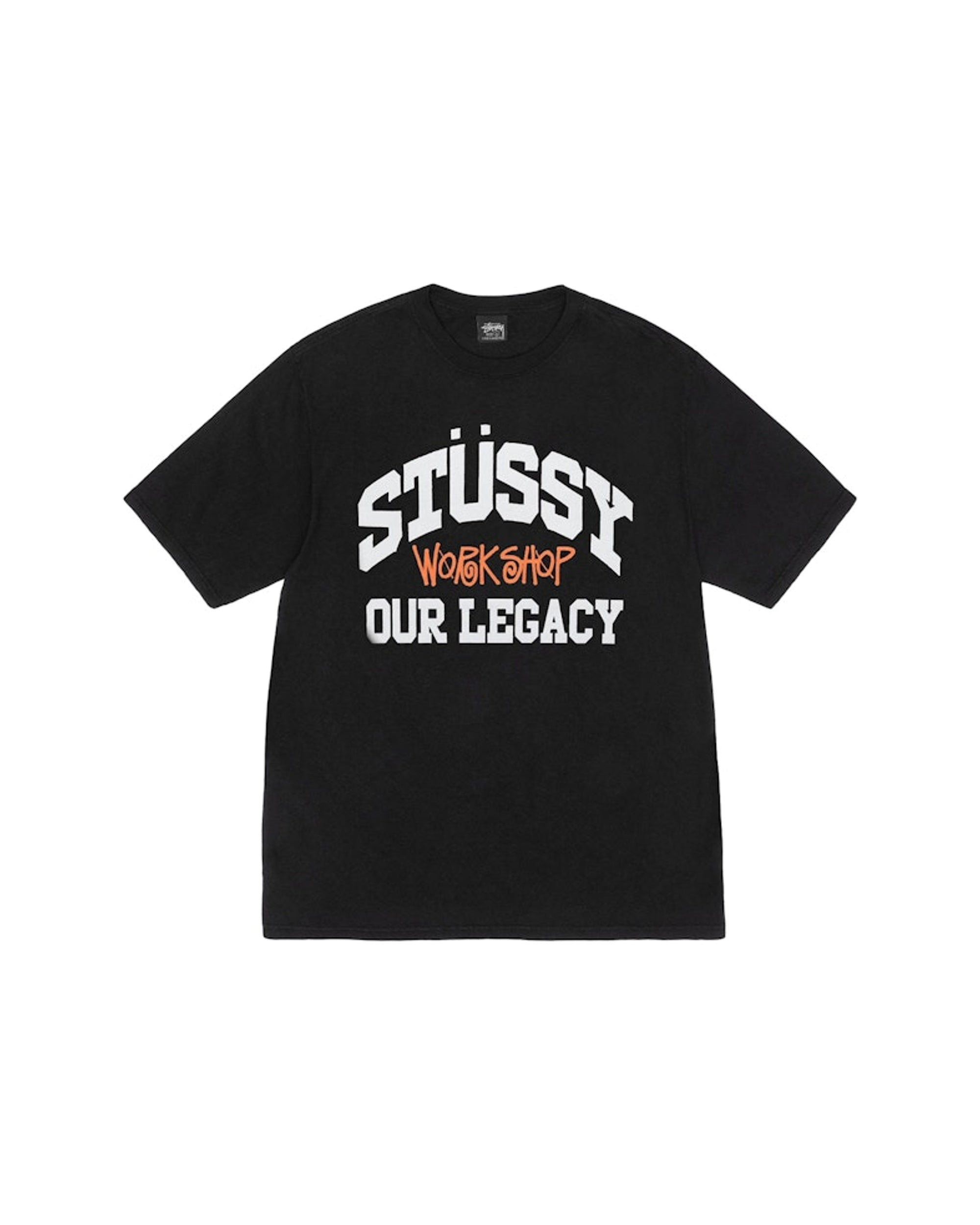 Stussy x Our Legacy Work Shop Pigment Tee Black