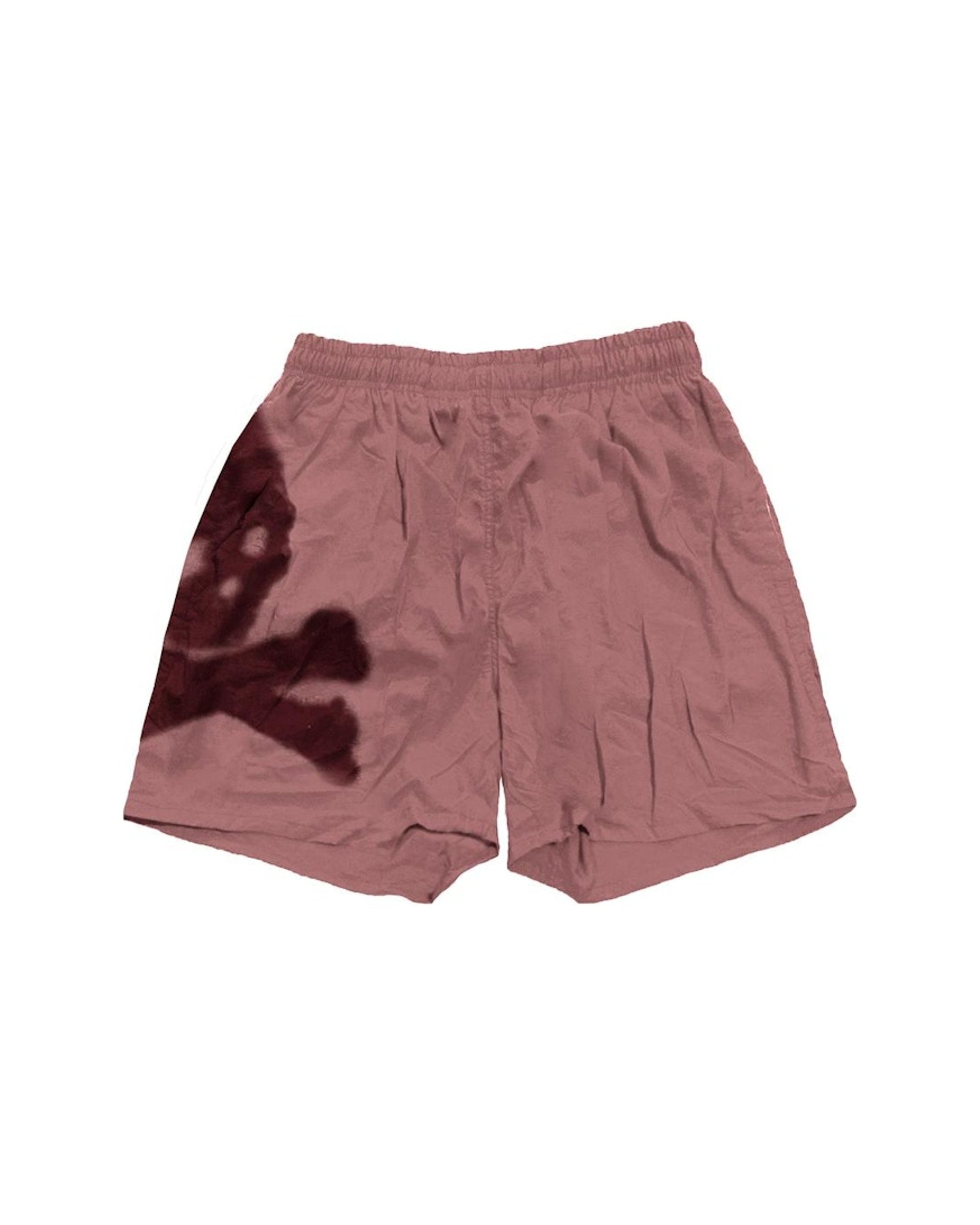 Travis Scott Cactus Jack For Mastermind Skull Shorts Washed Red