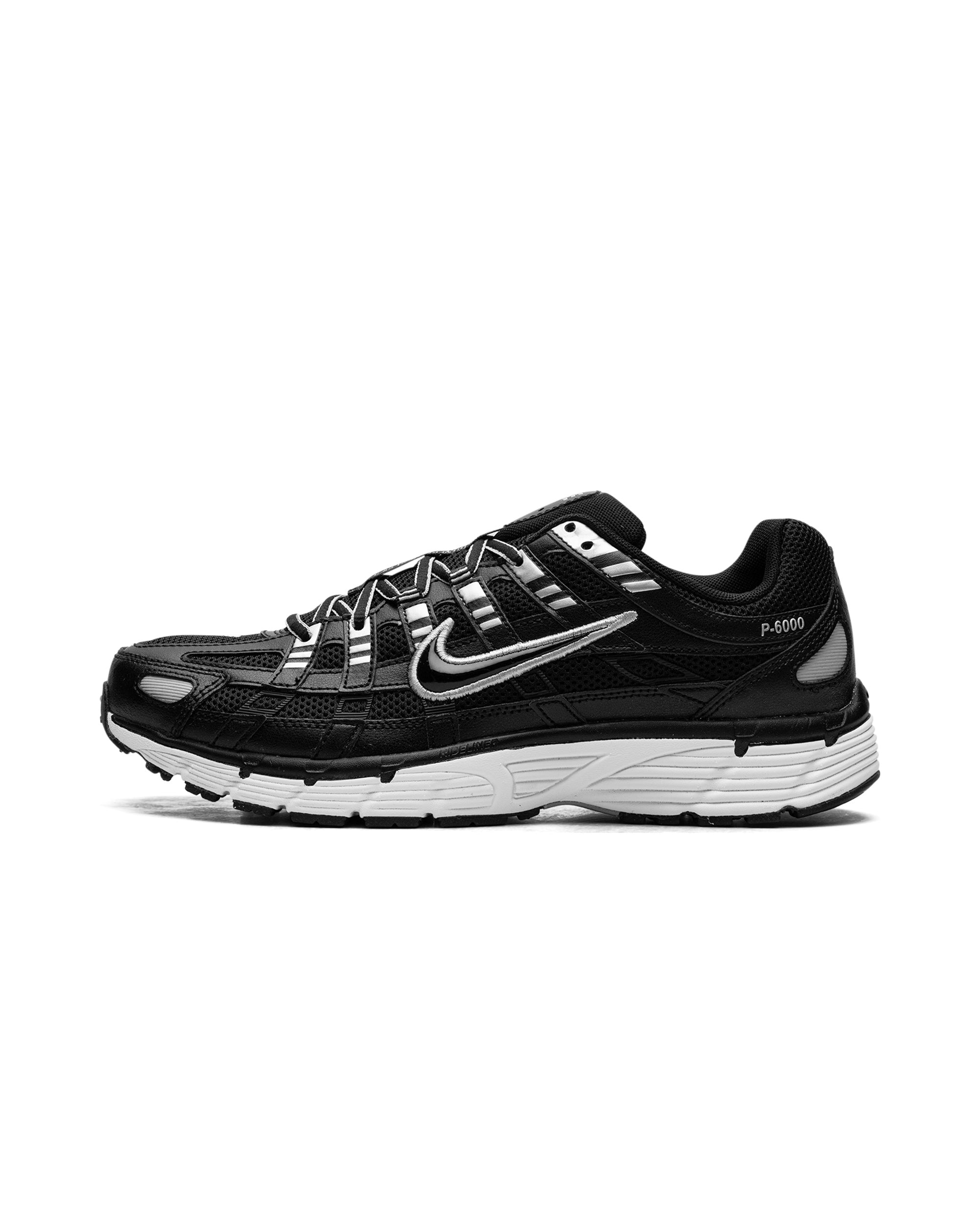 Nike P-6000 Black White Metallic Silver