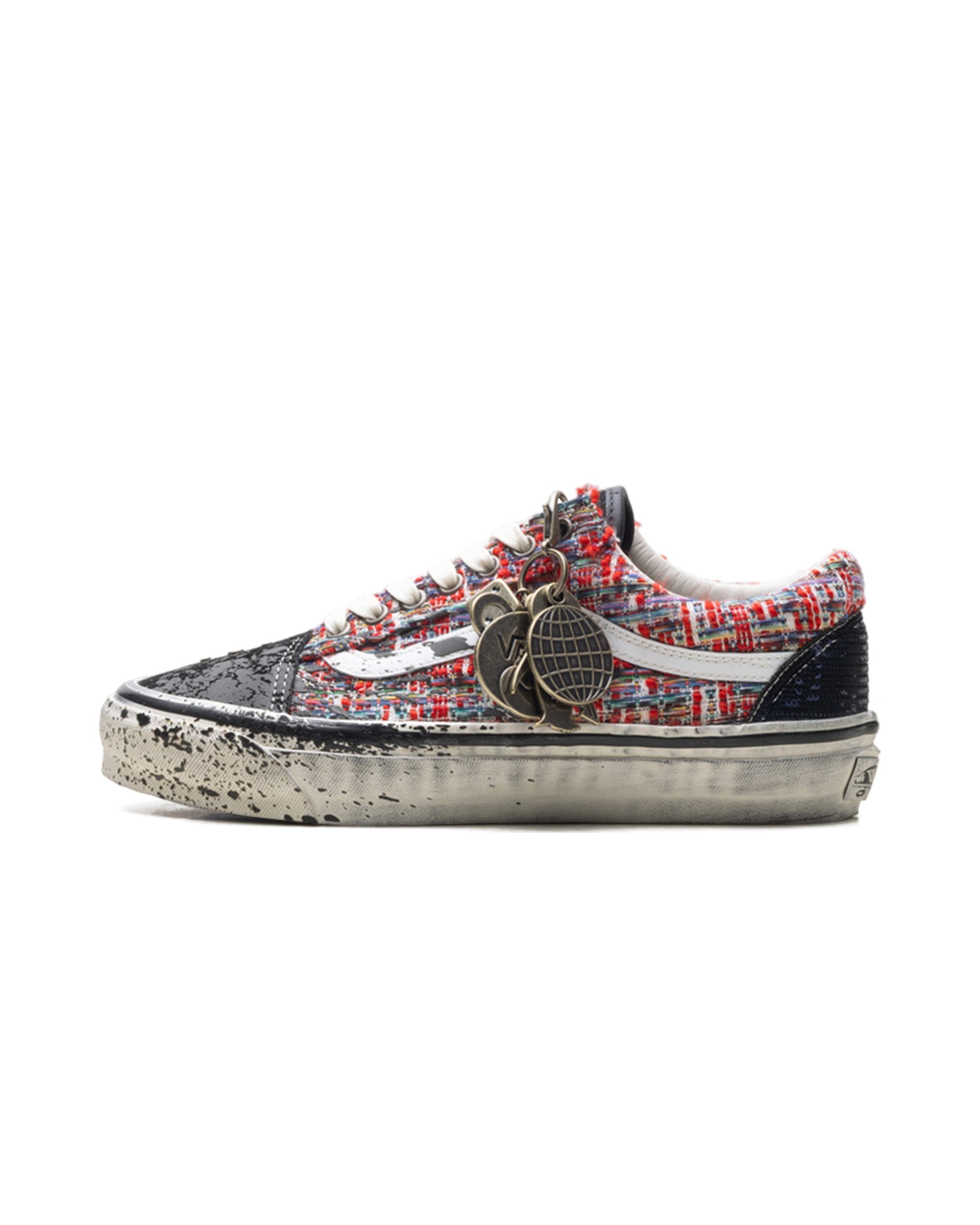 Vans Premium Old Skool Charms Red Black