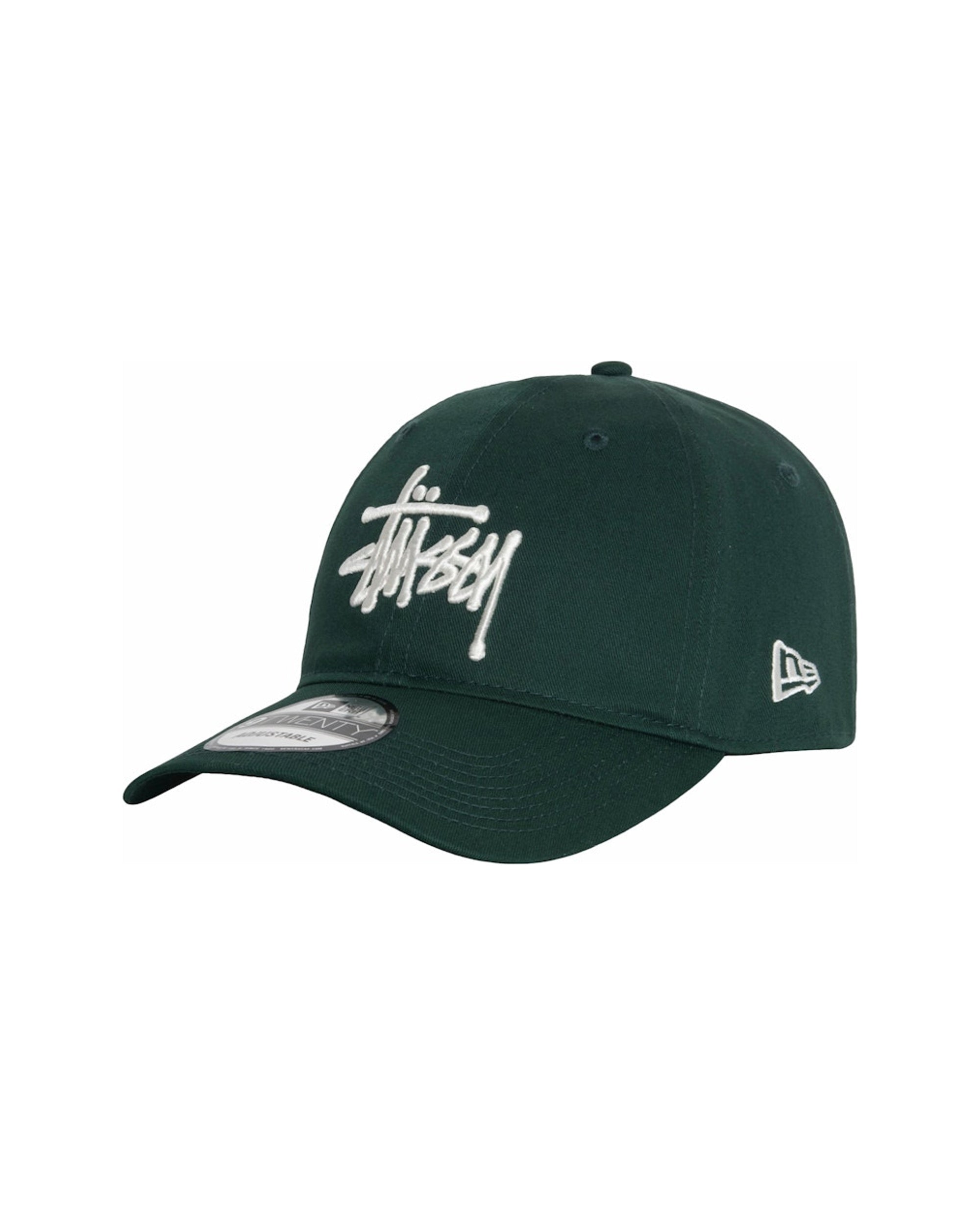 Stussy New Era 9Twenty Strapback Dark Green