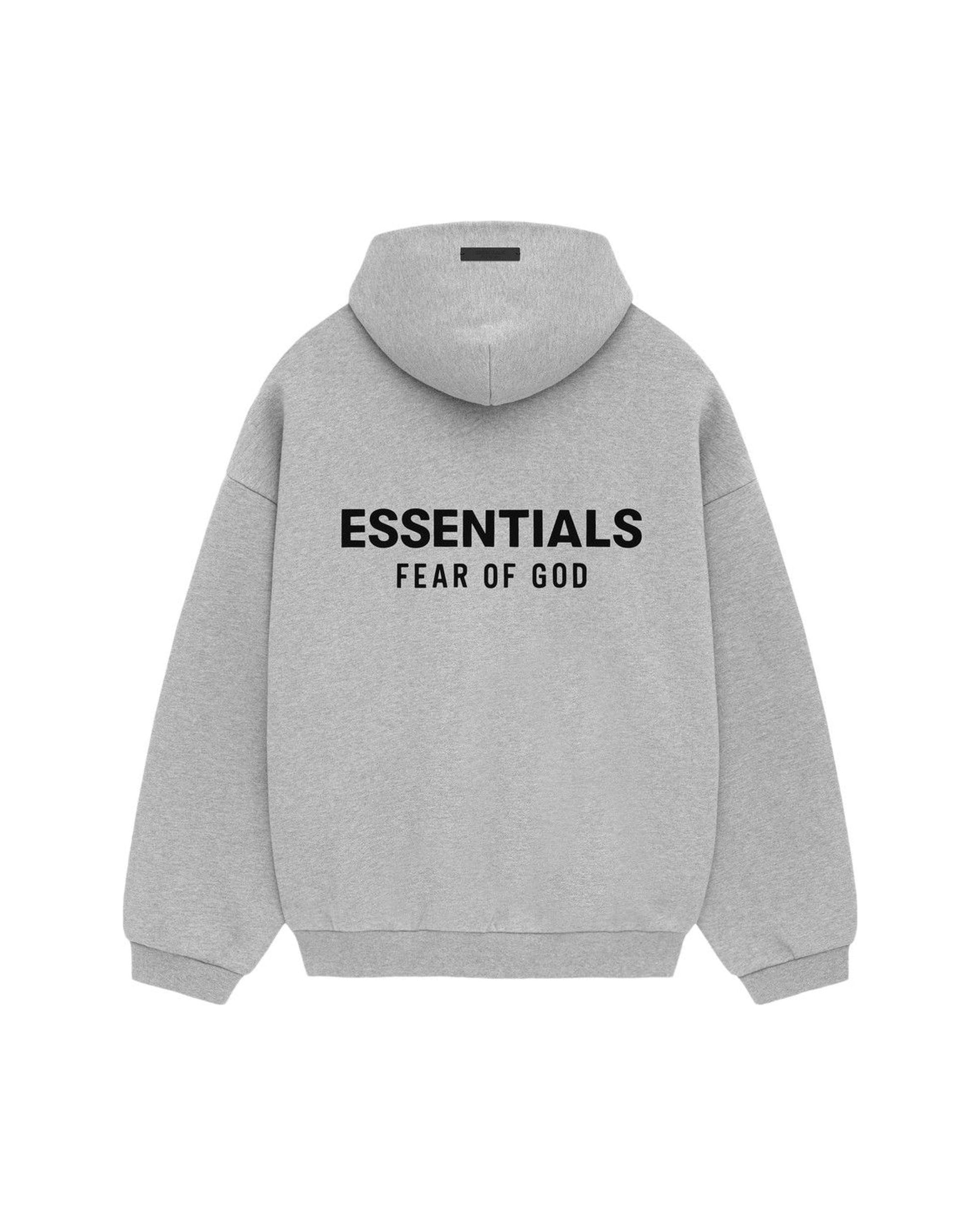 Fear of God Essentials Fleece Hoodie Light Heather Gray