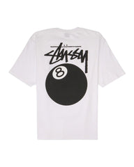 Stussy 8 Ball Tee White