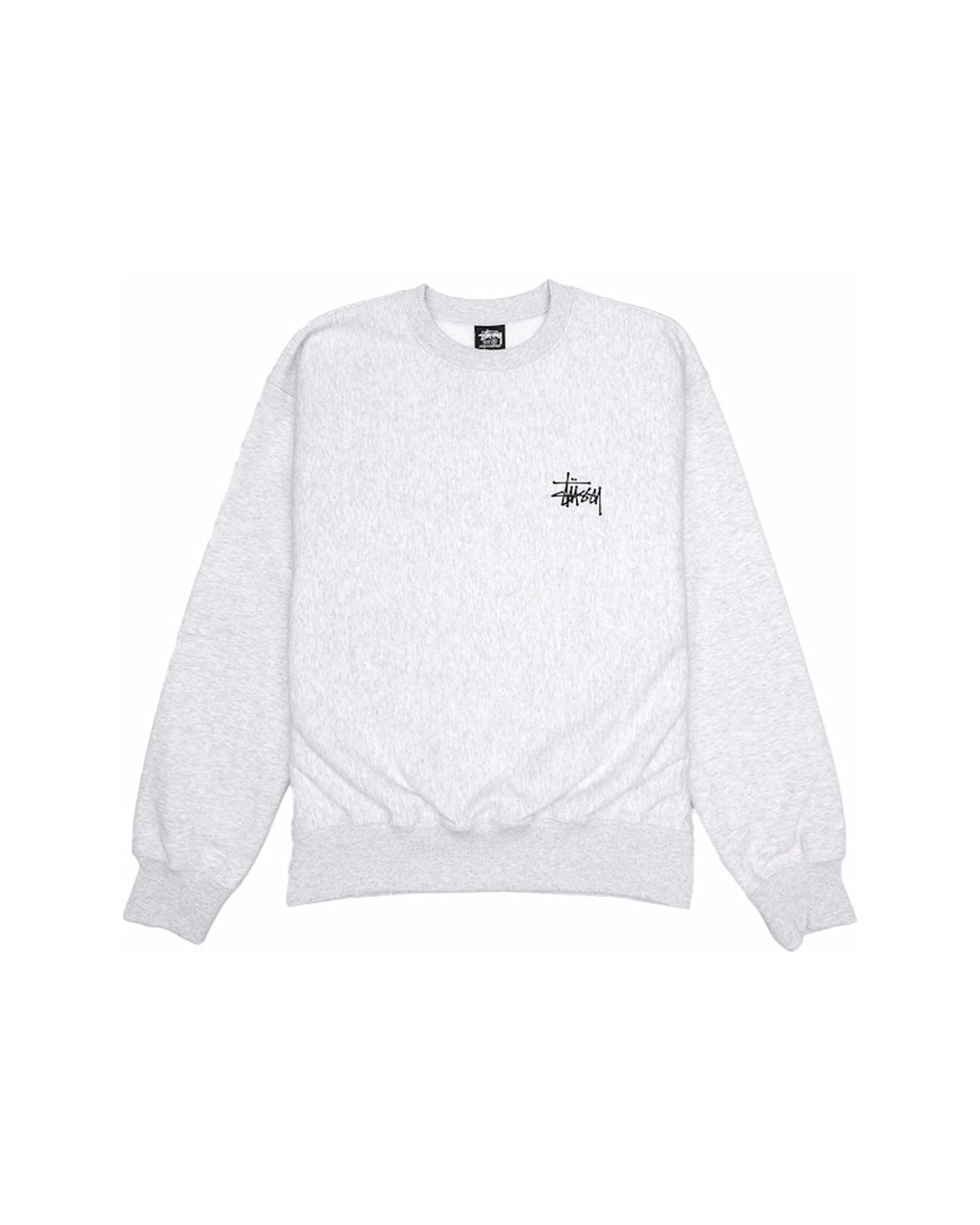 Stussy Basic Crew Ash Heather