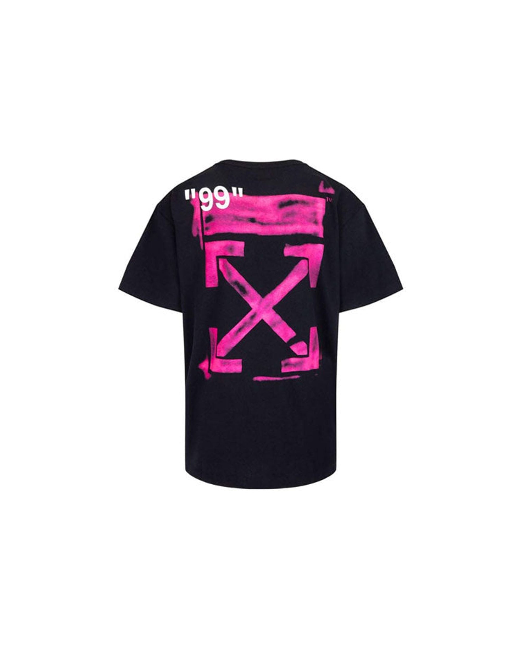 OFF-WHITE Stencil S/S Over Tee Black