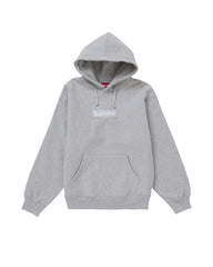 Supreme Box Logo Hoodie (FW24) Heather Grey