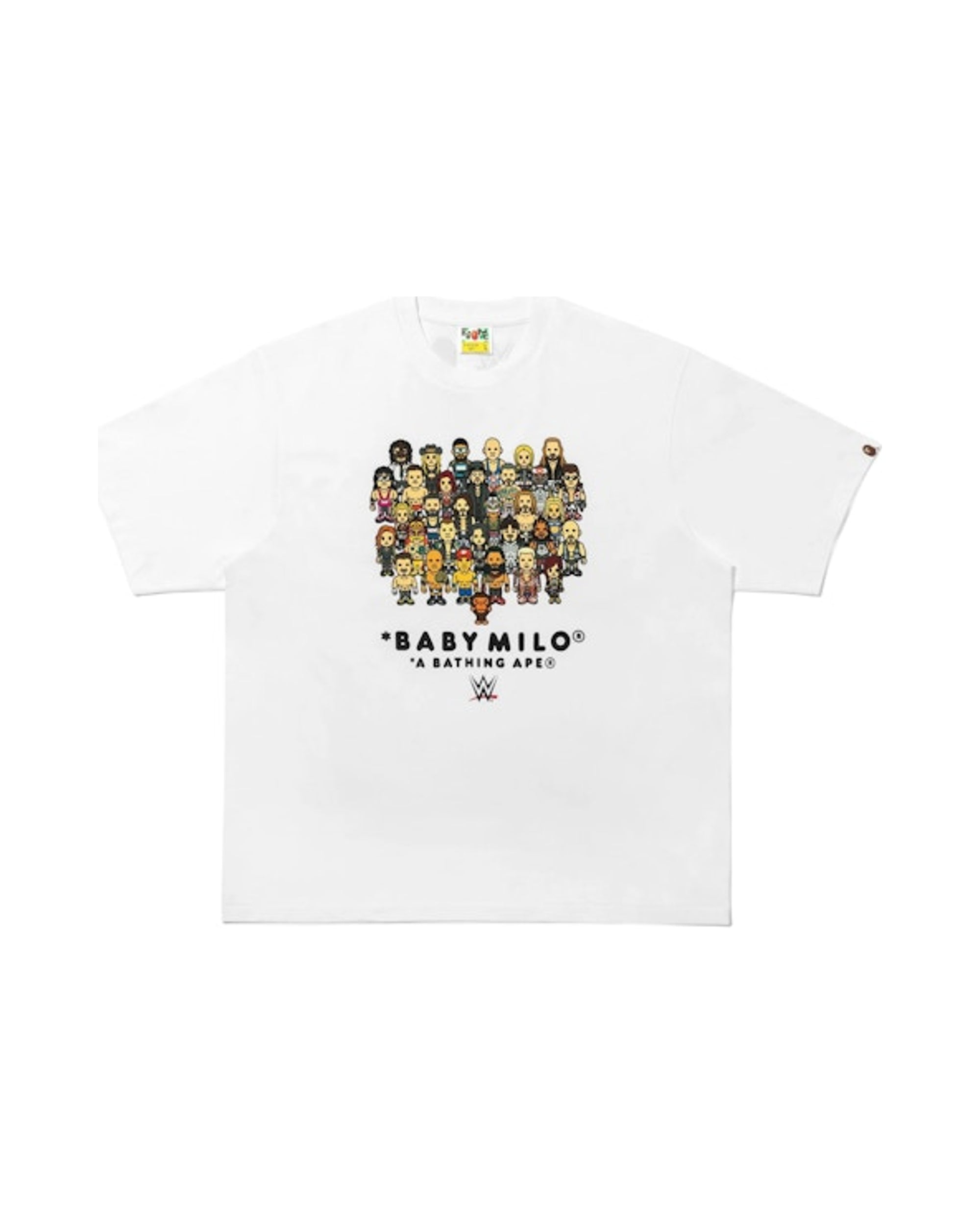 BAPE x Fanatics x WWE Wrestlers Baby Milo Relaxed Fit Tee White