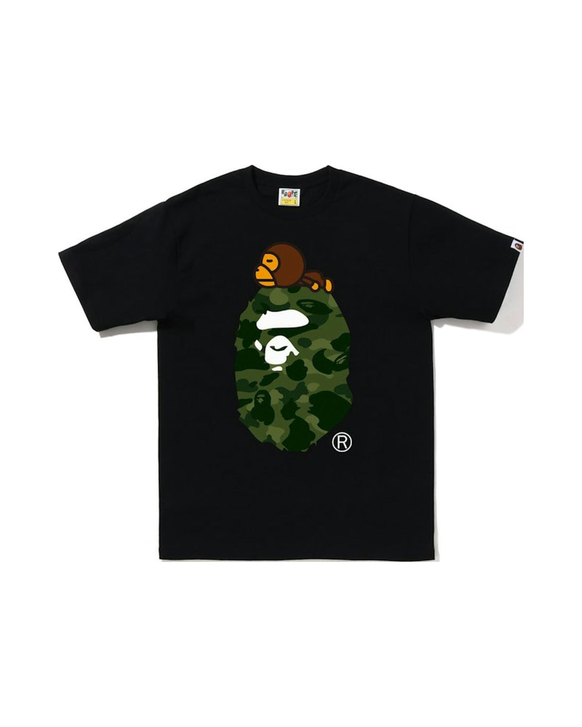 BAPE Color Camo Milo On Big Ape Tee (FW22) Black Green