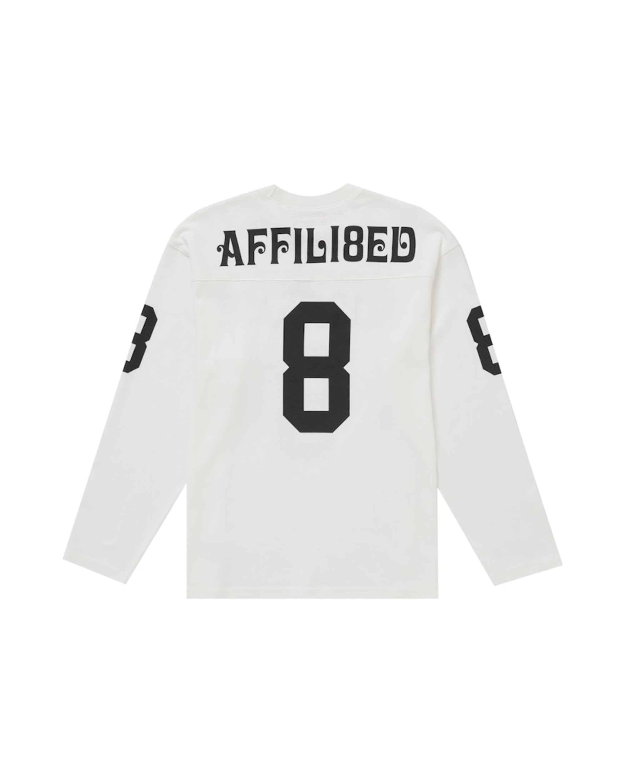 Supreme Affiliated L/S Football Top Hvid