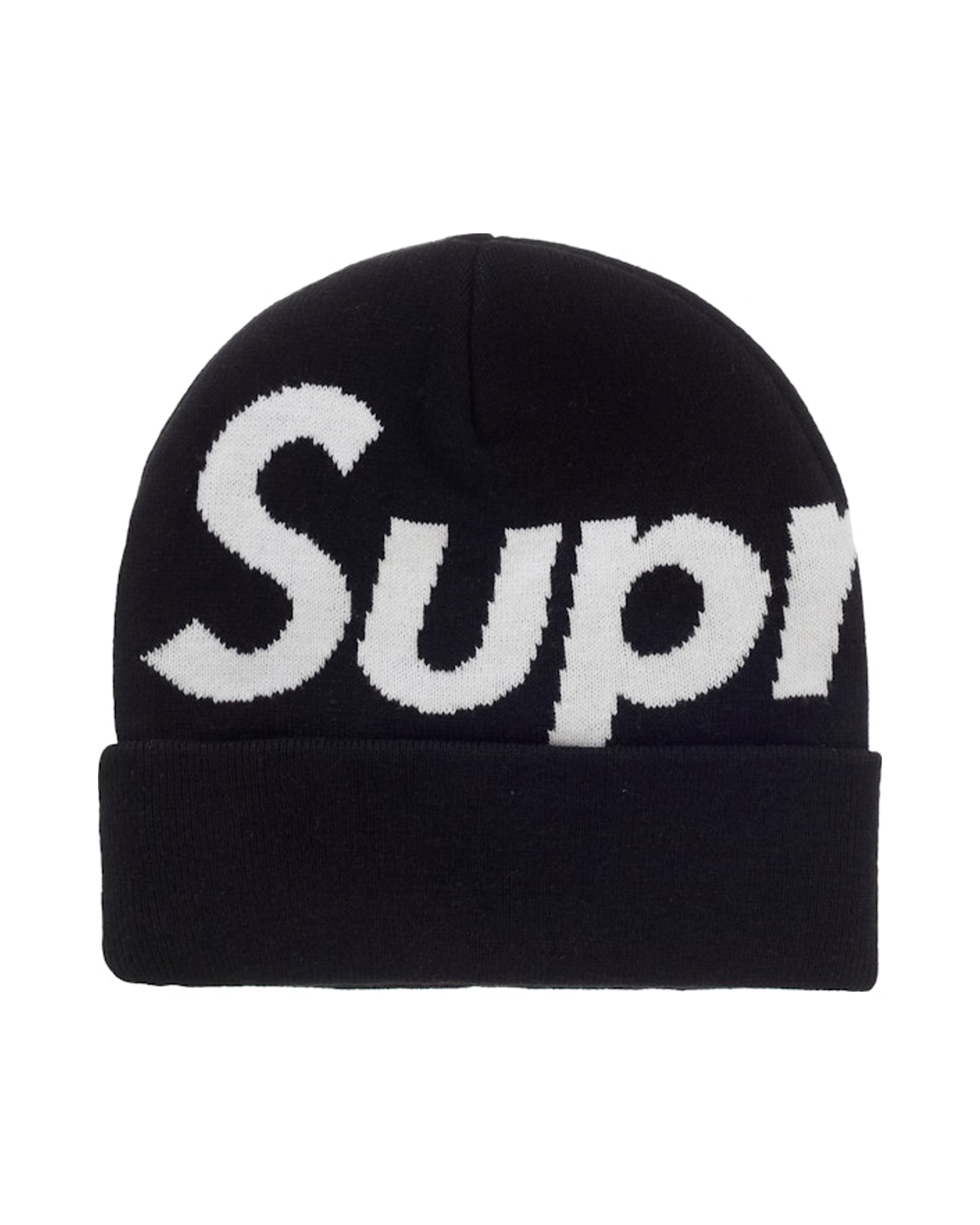 Supreme Big Logo Beanie (FW25) Black