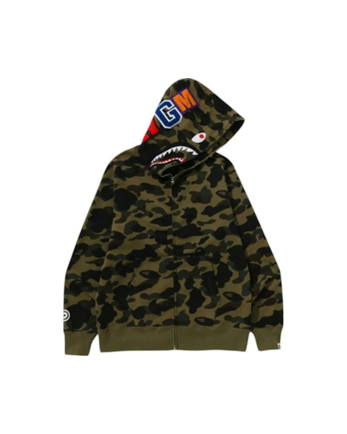 BAPE 1st Camo Shark Full Zip Jacket (FW26) Army Green