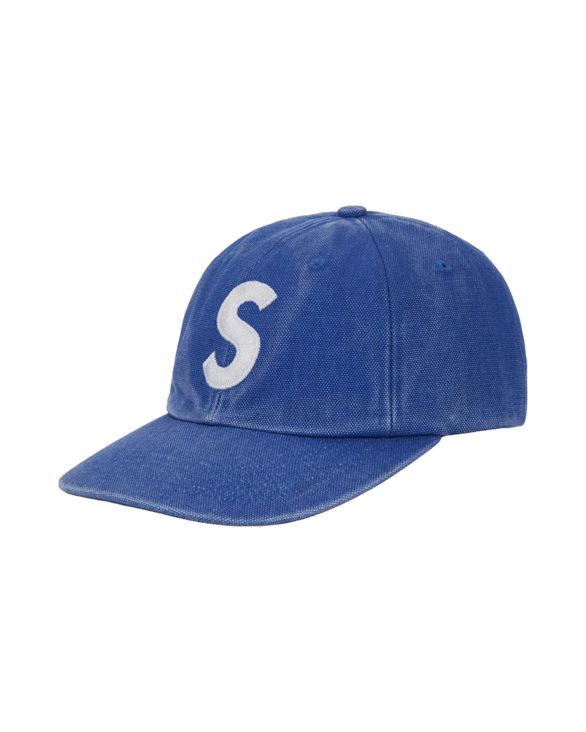 Supreme Pigment Coated Canvas S Logo 6-Panel Cap