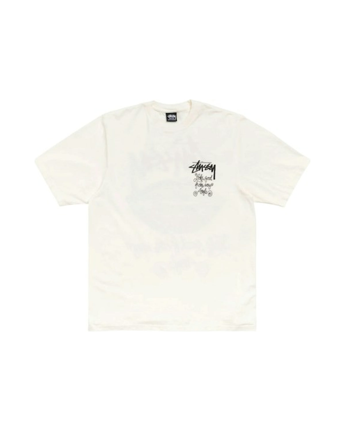 Stussy Any Angle Pigment Dyed Tee Natural