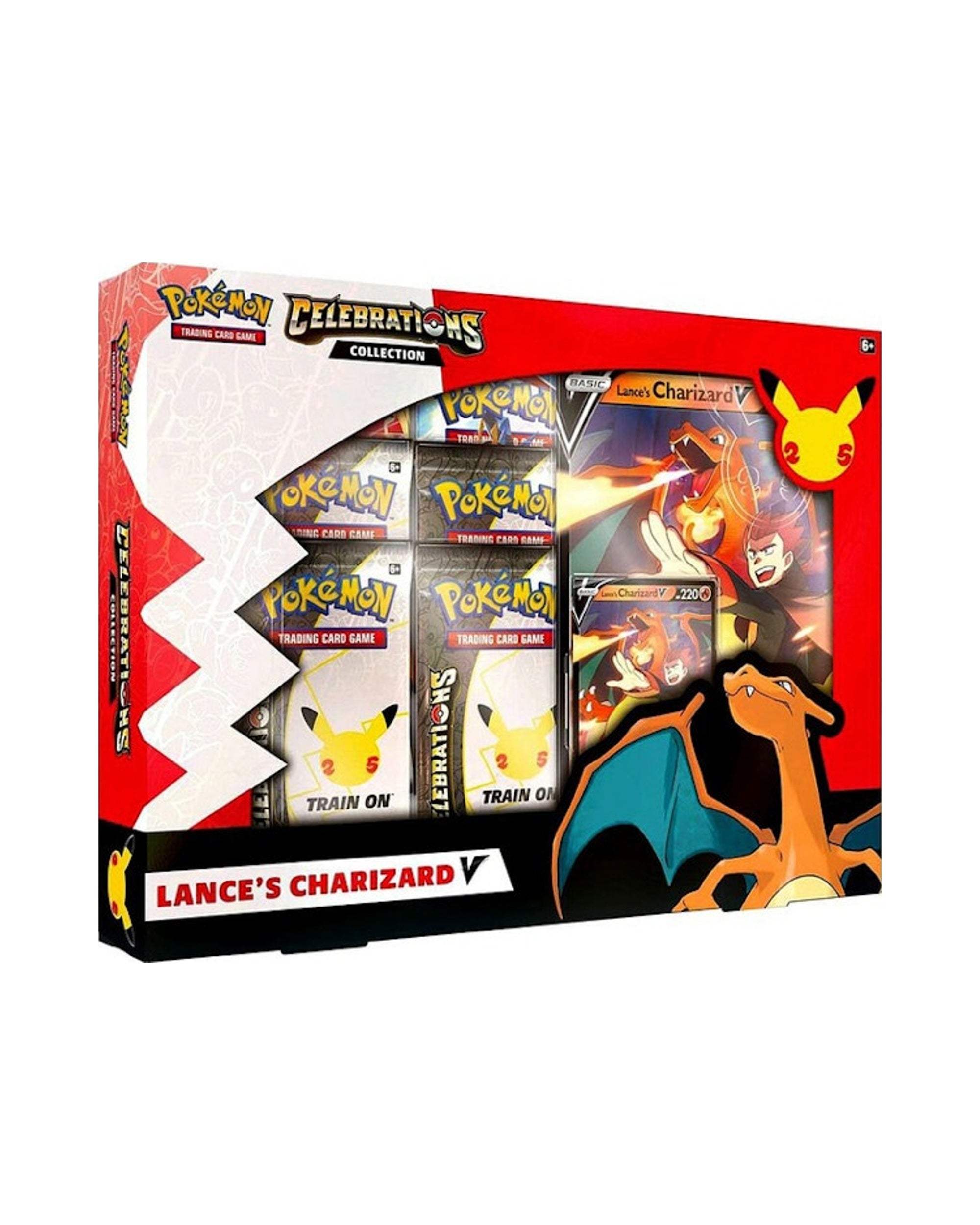 Pokémon TCG 25th Anniversary Celebrations V Box Lances Charizard V