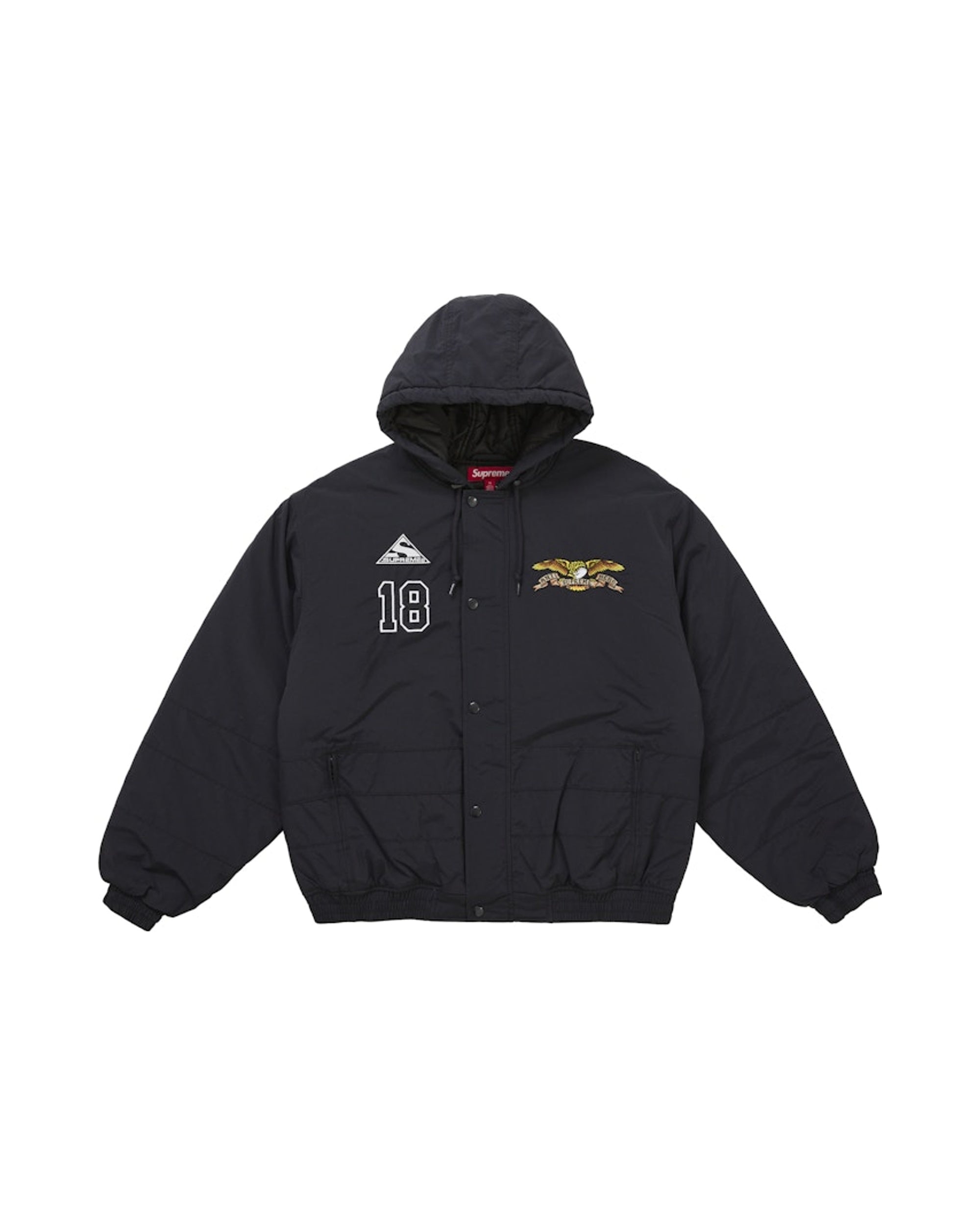 Supreme ANTIHERO Stadium Jacket Black