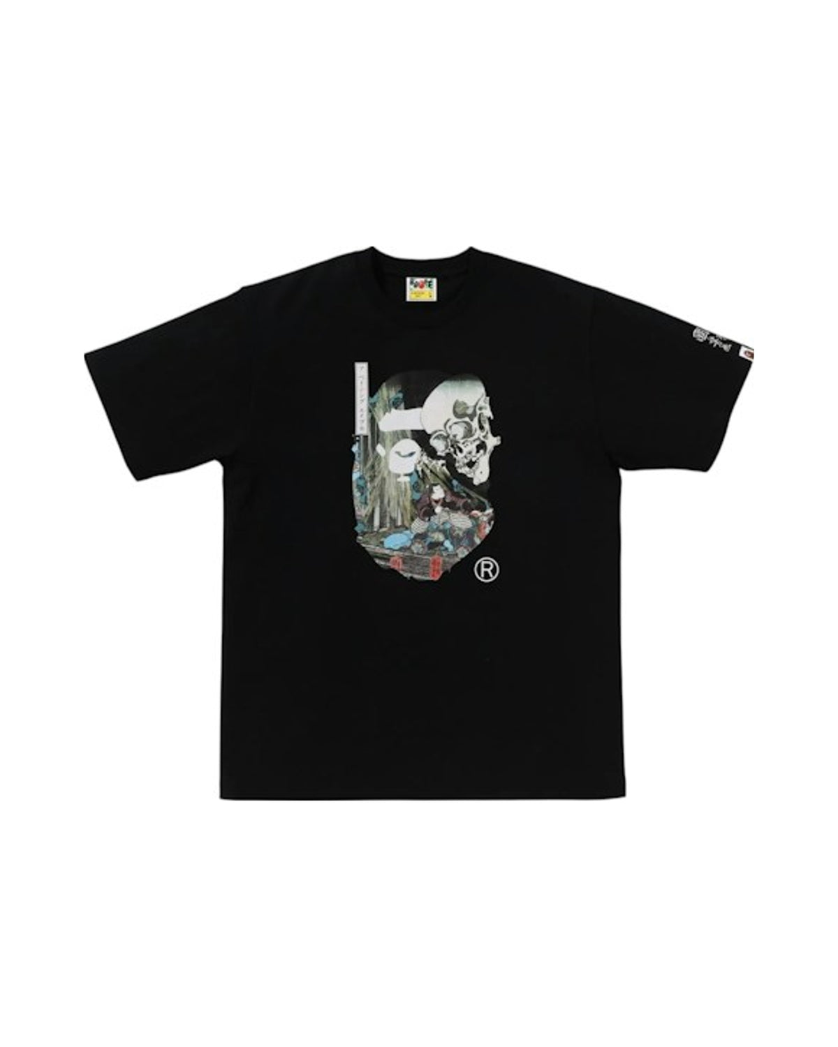 BAPE x Ukiyo-E Ape Head III Tee Black