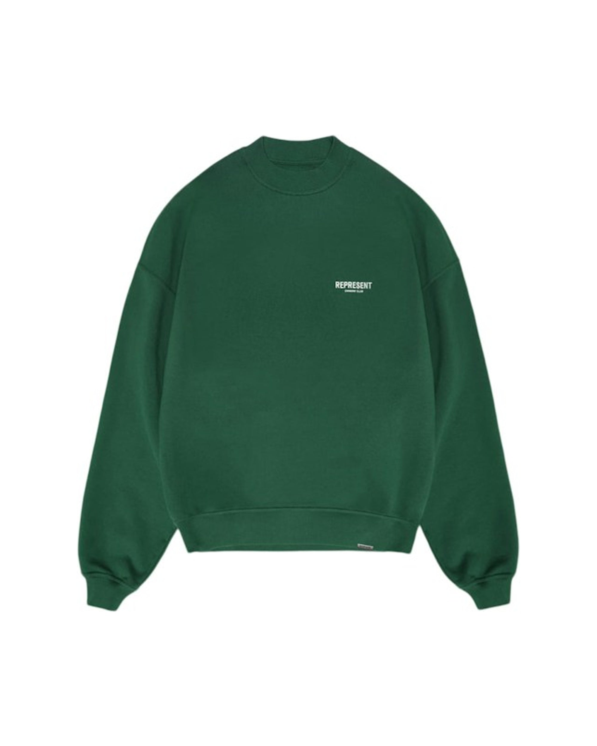 Represent Owner's Club Sweater Racing Green/White
