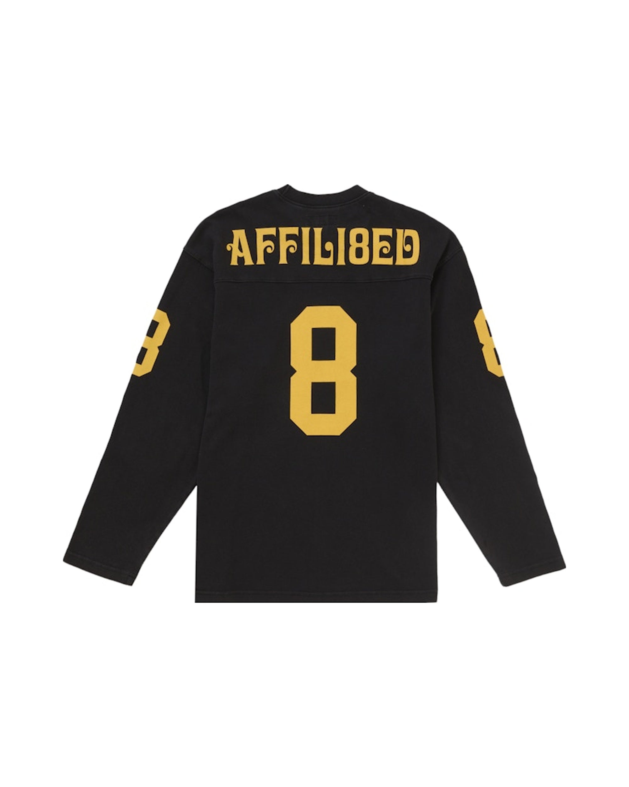 Supreme Affiliated L/S Football Top Black | STREET BILL