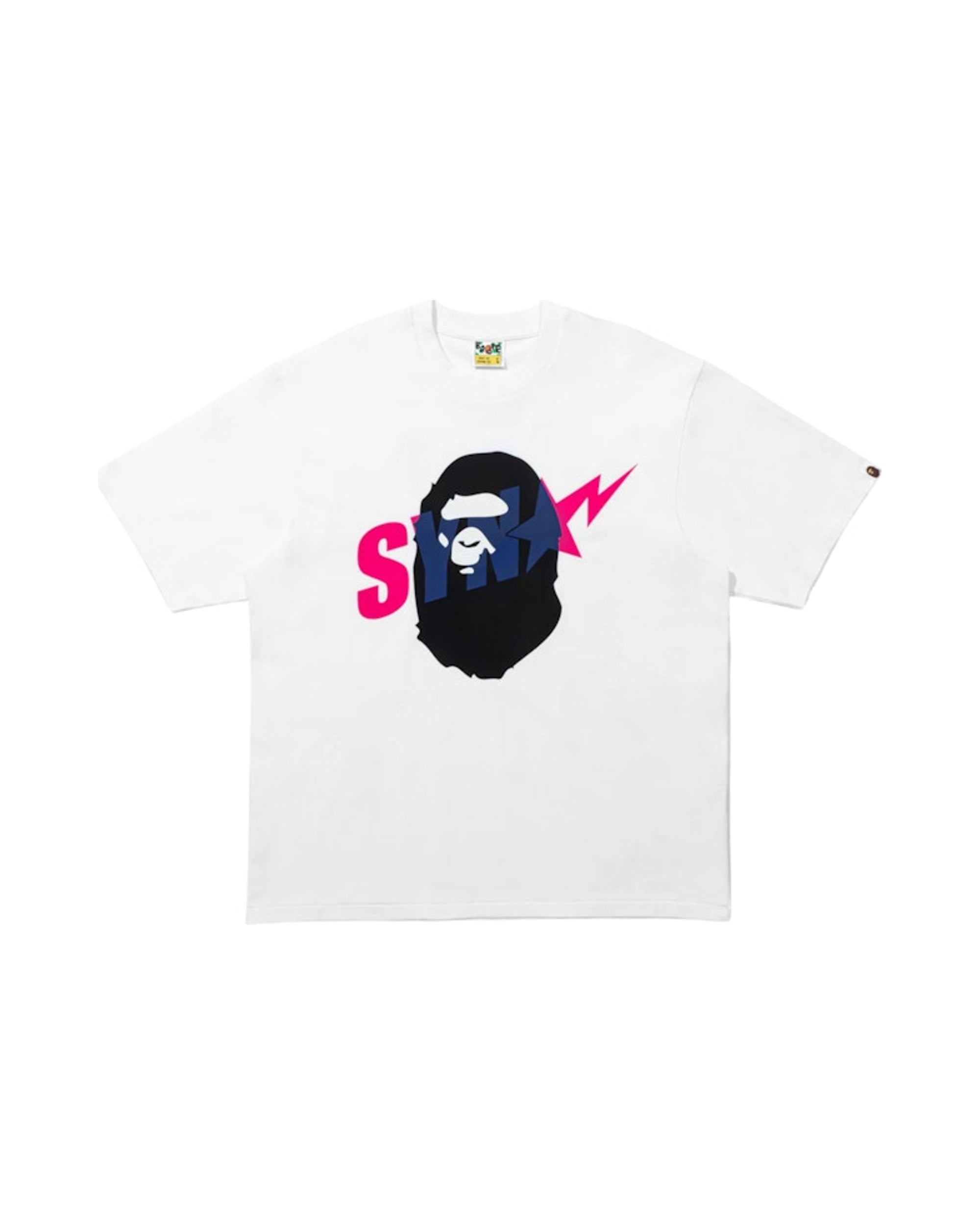 BAPE x Spotify x Central Cee Ape Head Relaxed Fit Tee White