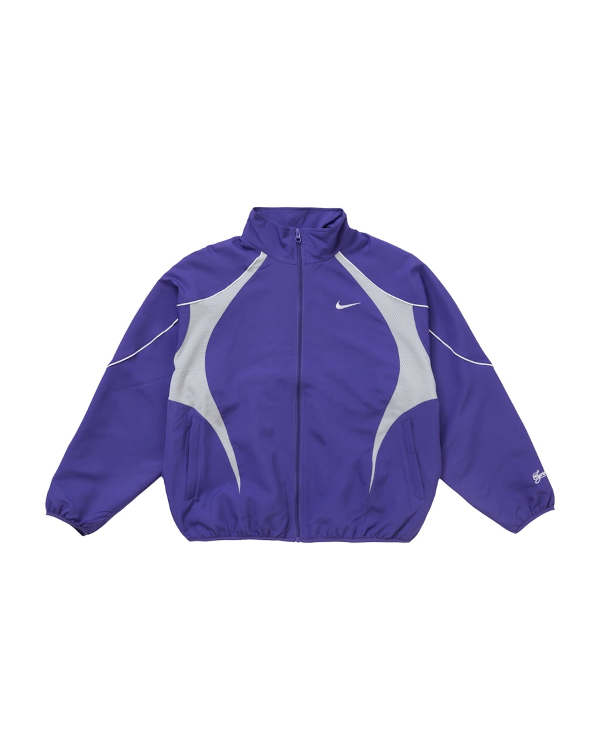 Supreme x Nike Track Jacket Purple | STREET BILL