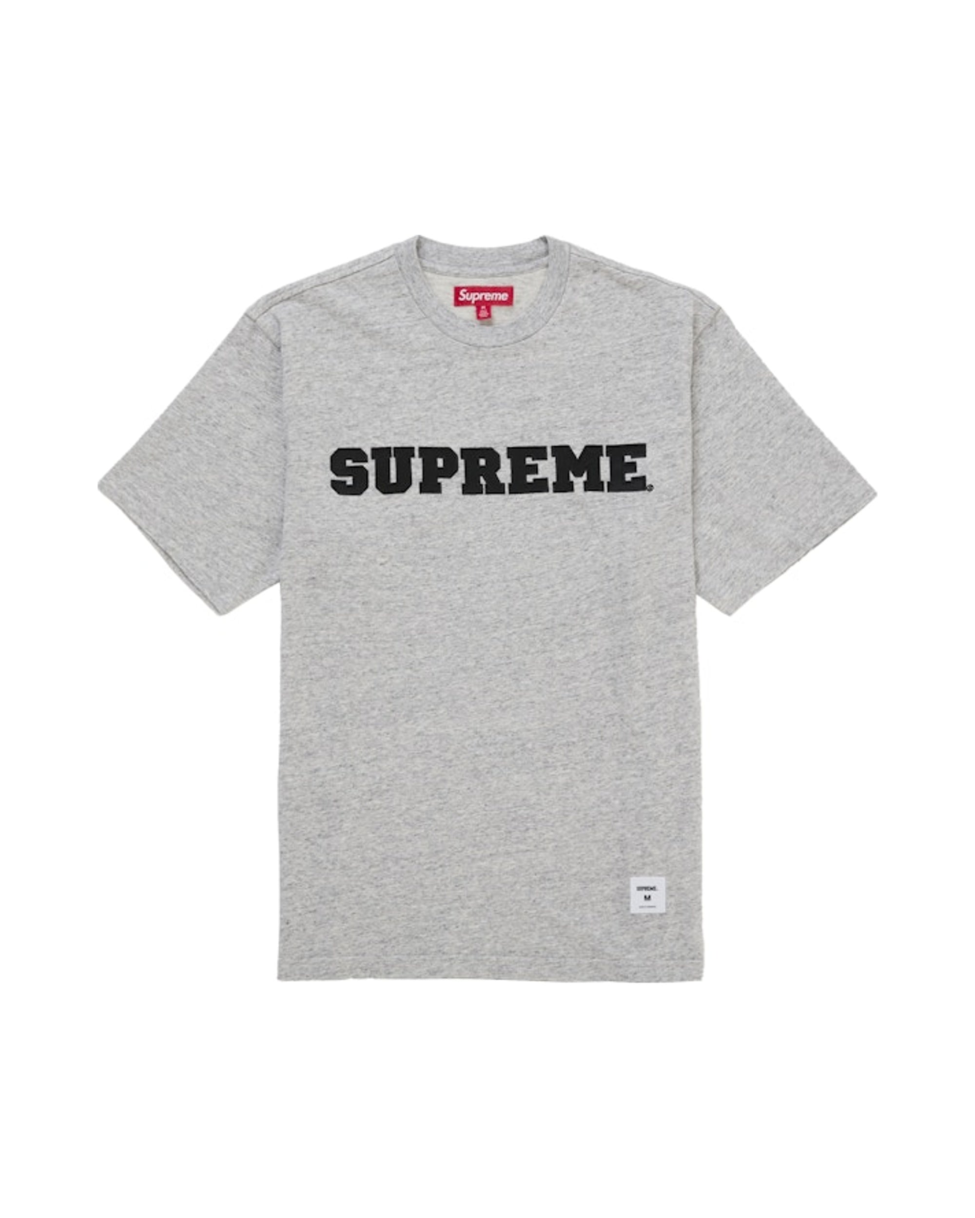 Supreme Collegiate Appliqué S/S Top Grey