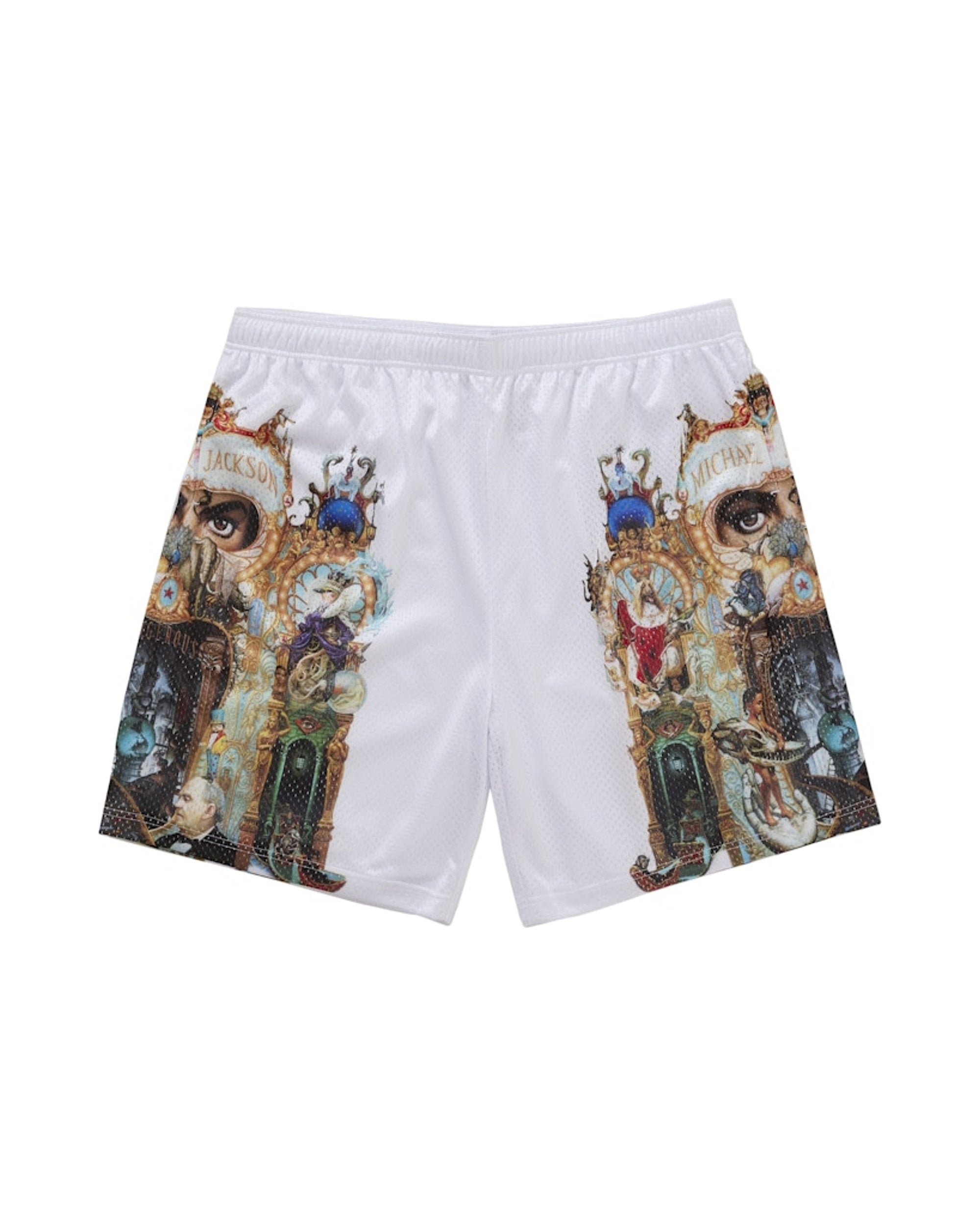 Supreme Michael Jackson Dangerous Mesh Short White