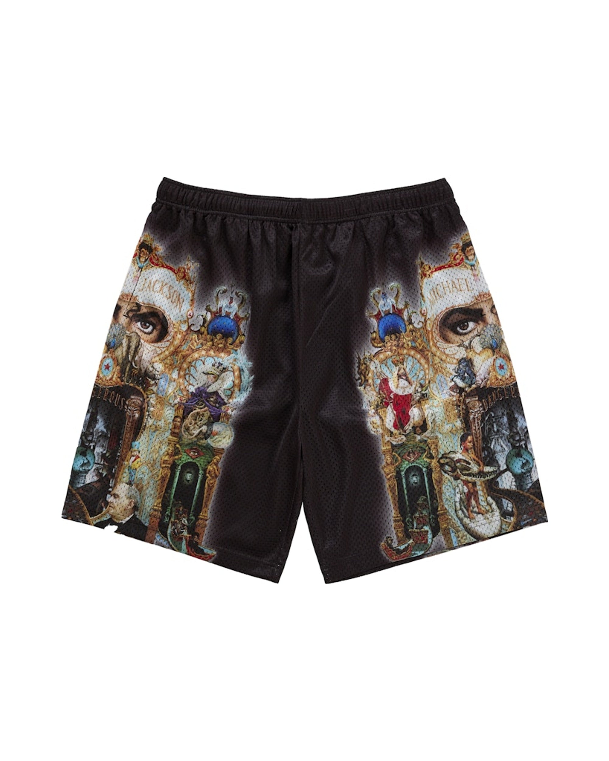 Supreme Michael Jackson Dangerous Mesh Shorts Black