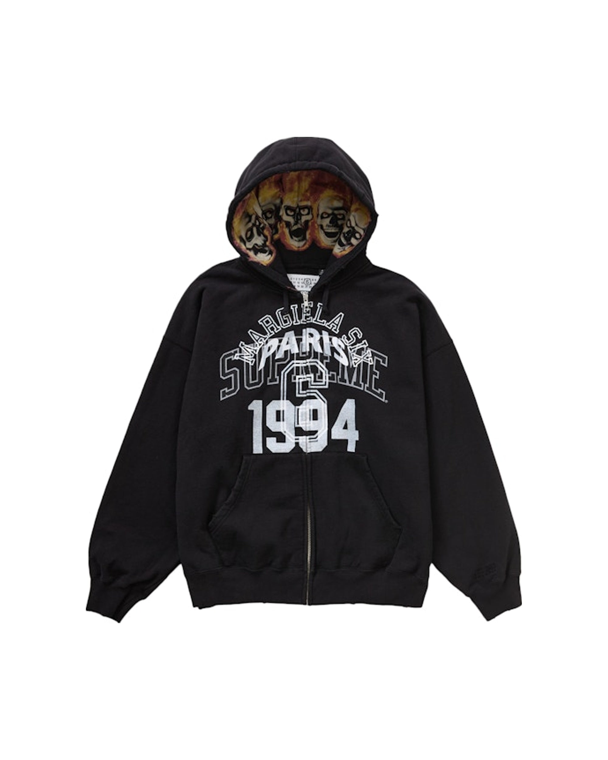 Supreme x MM6 Margiela Black Hoodie | STREET BILL