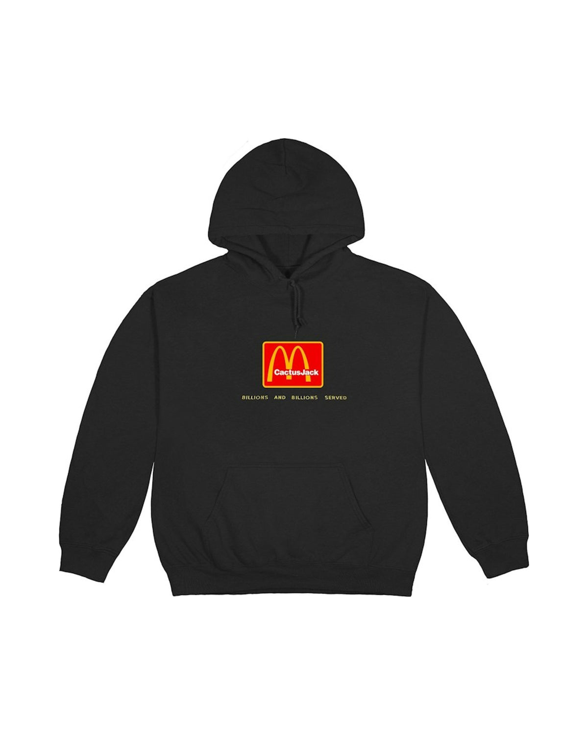 Travis Scott x McDonald's Billions Served Hoodie Washed Black