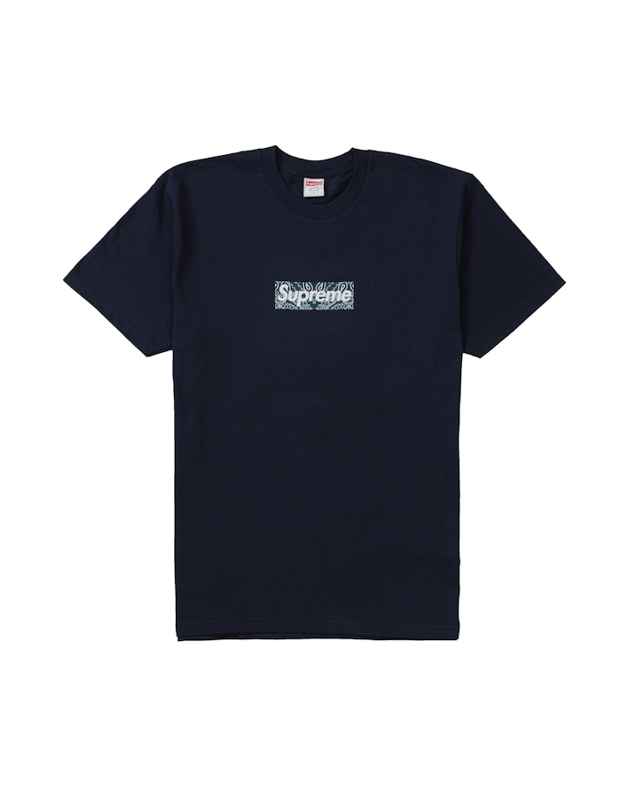 Supreme Bandana Box Logo Tee Navy