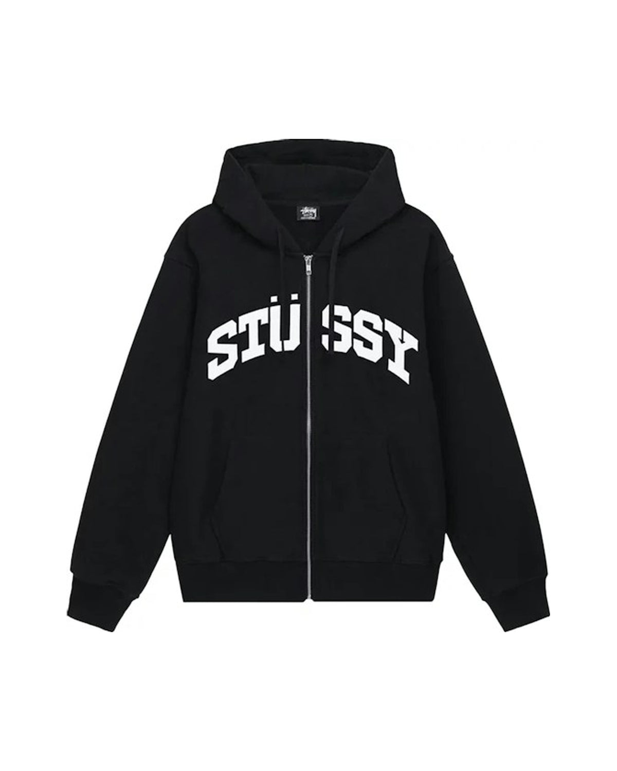Stussy Block Sport Zip Hoodie Black