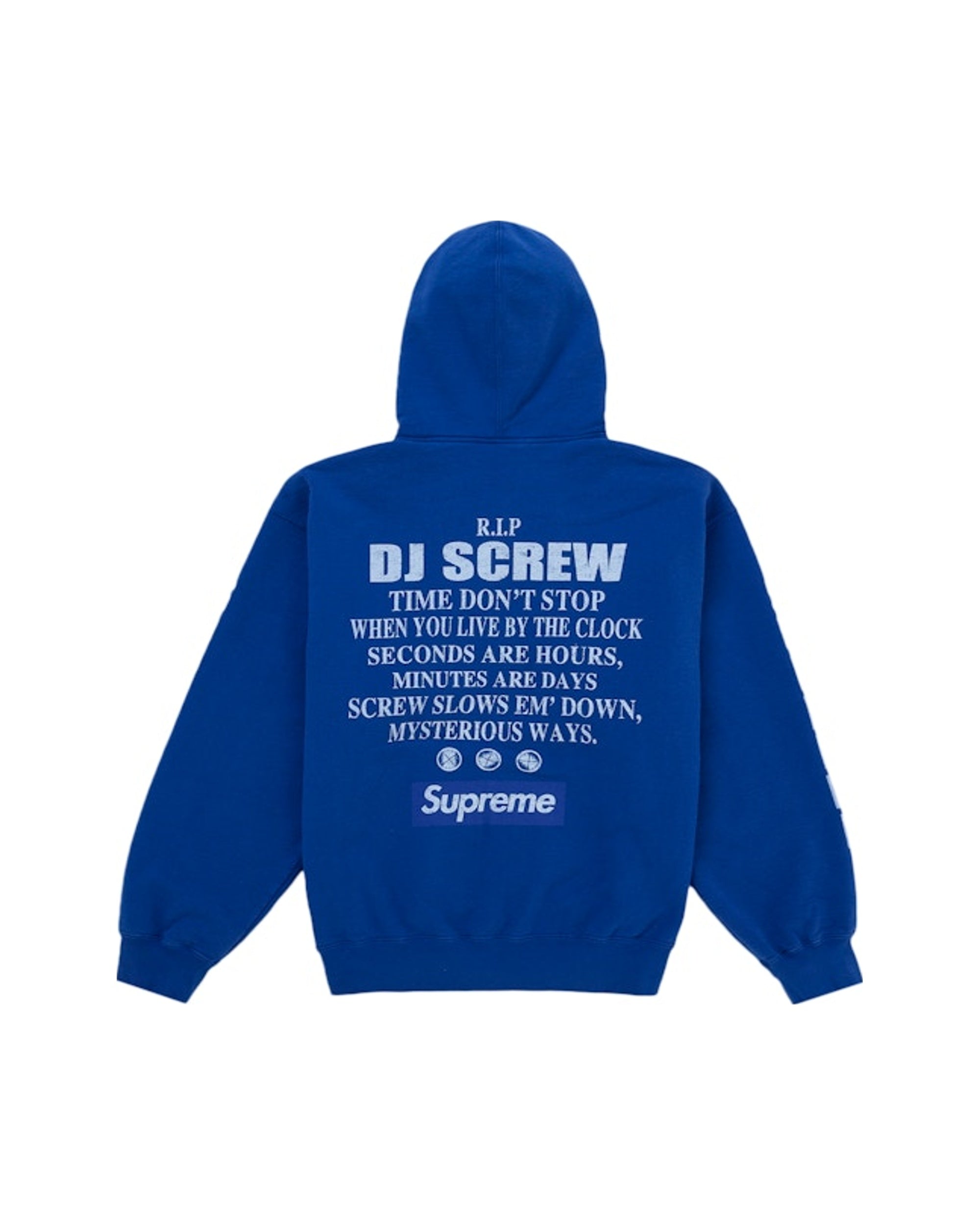 Supreme DJ Screw ZipUp Hooded Sweatshirt 【公式通販】
