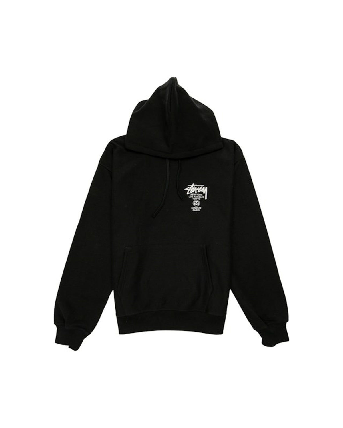 Stussy World Tour Hoodie Black