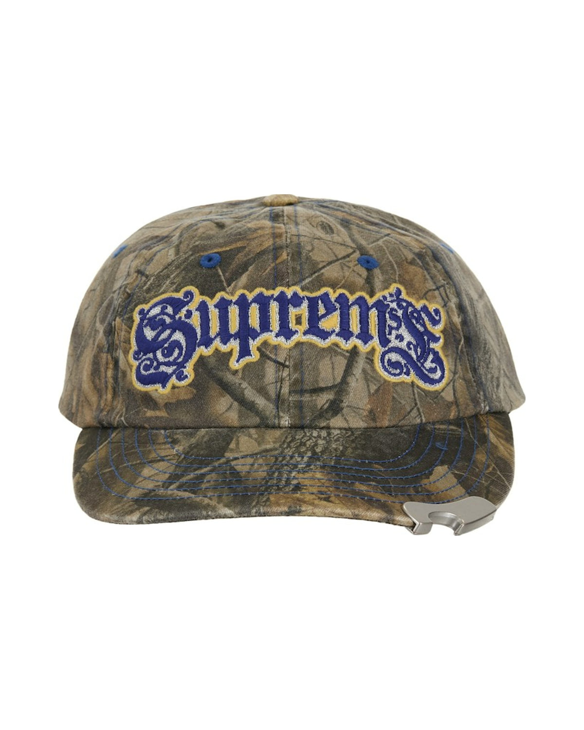 Supreme Bottle Opener 6-Panel Hat Brown Camouflage