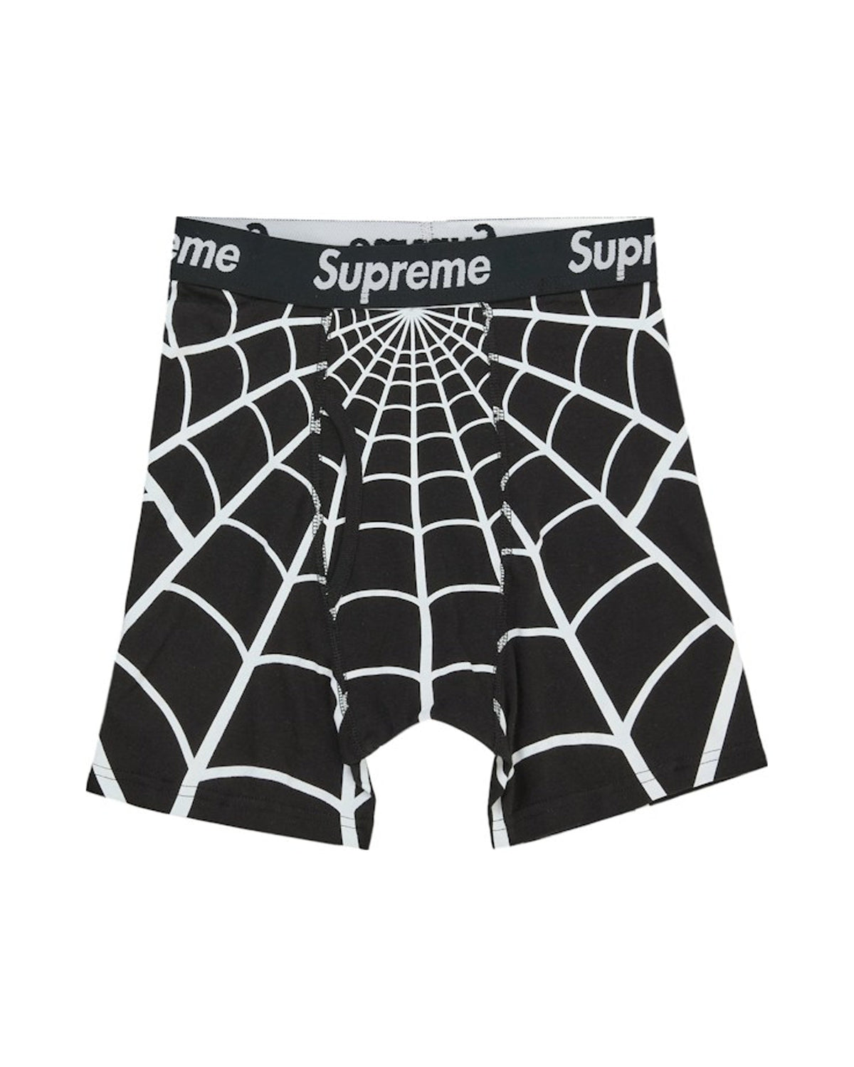 Supreme Hanes Spider-Man Boxer Briefs (2 Pack) Black