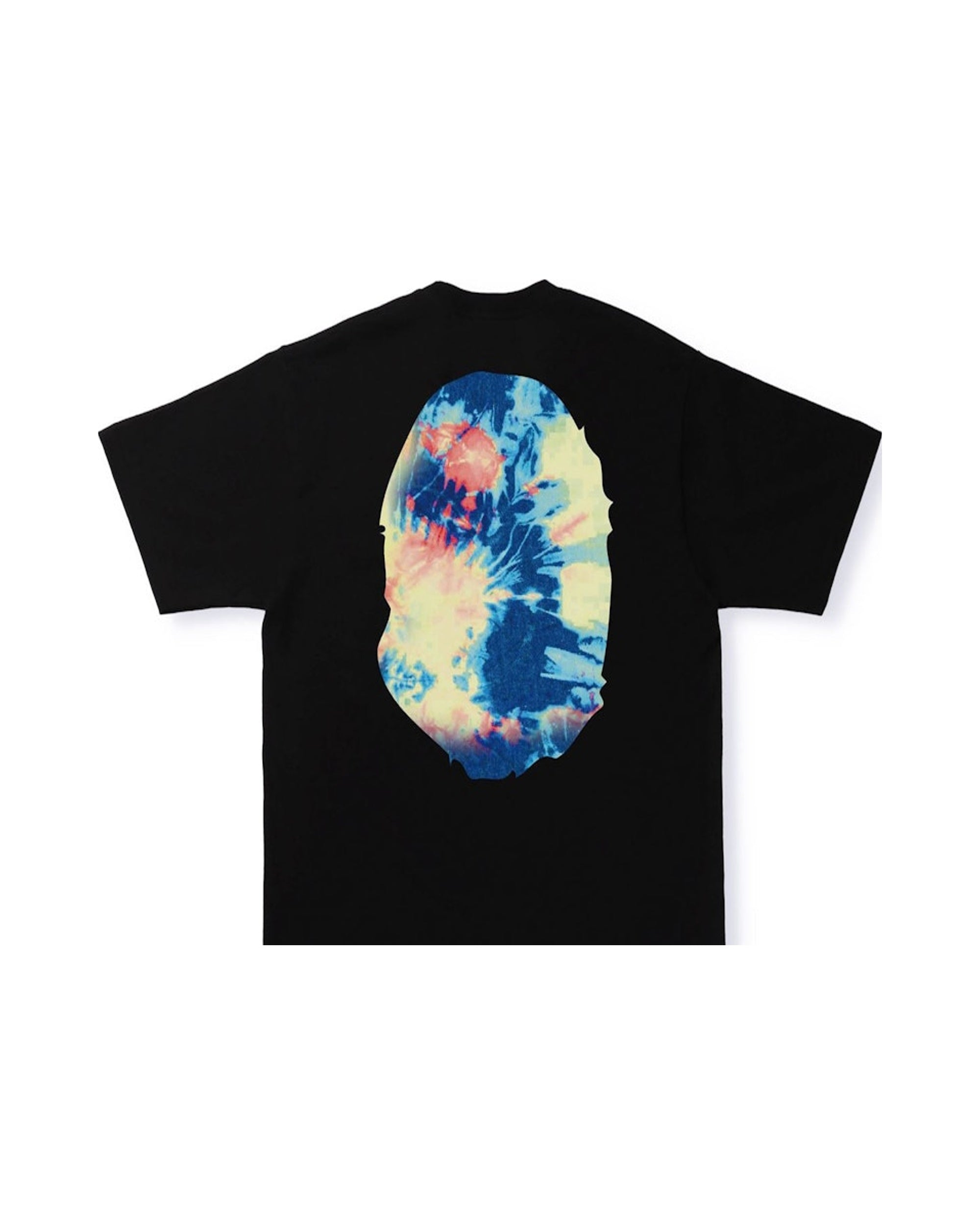 BAPE Tie Dye Big Ape Head Tee Black/Multi